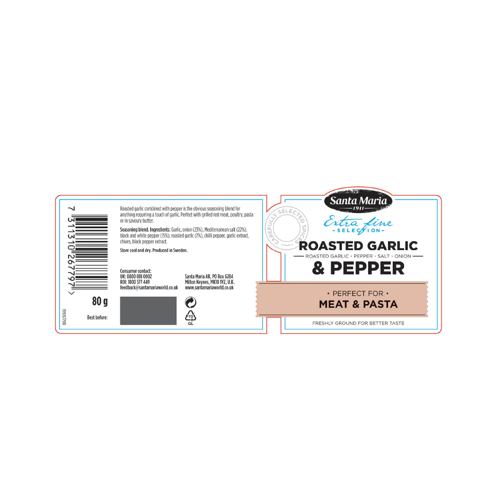 ROASTED GARLIC&PEPPER GRINDER