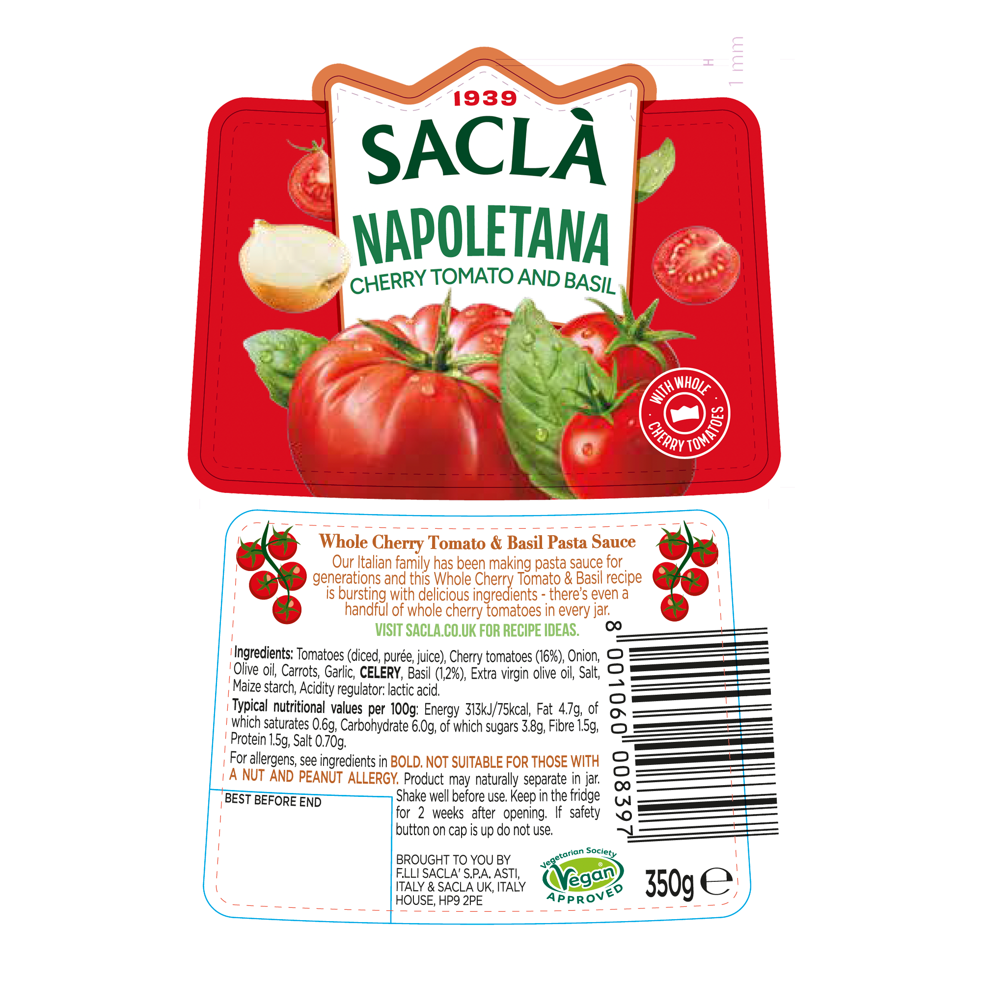 WHOLE CHERRY TOMATO&BASIL SAUCE WHOLE CHERRY TOMATO&BASIL SAUCE