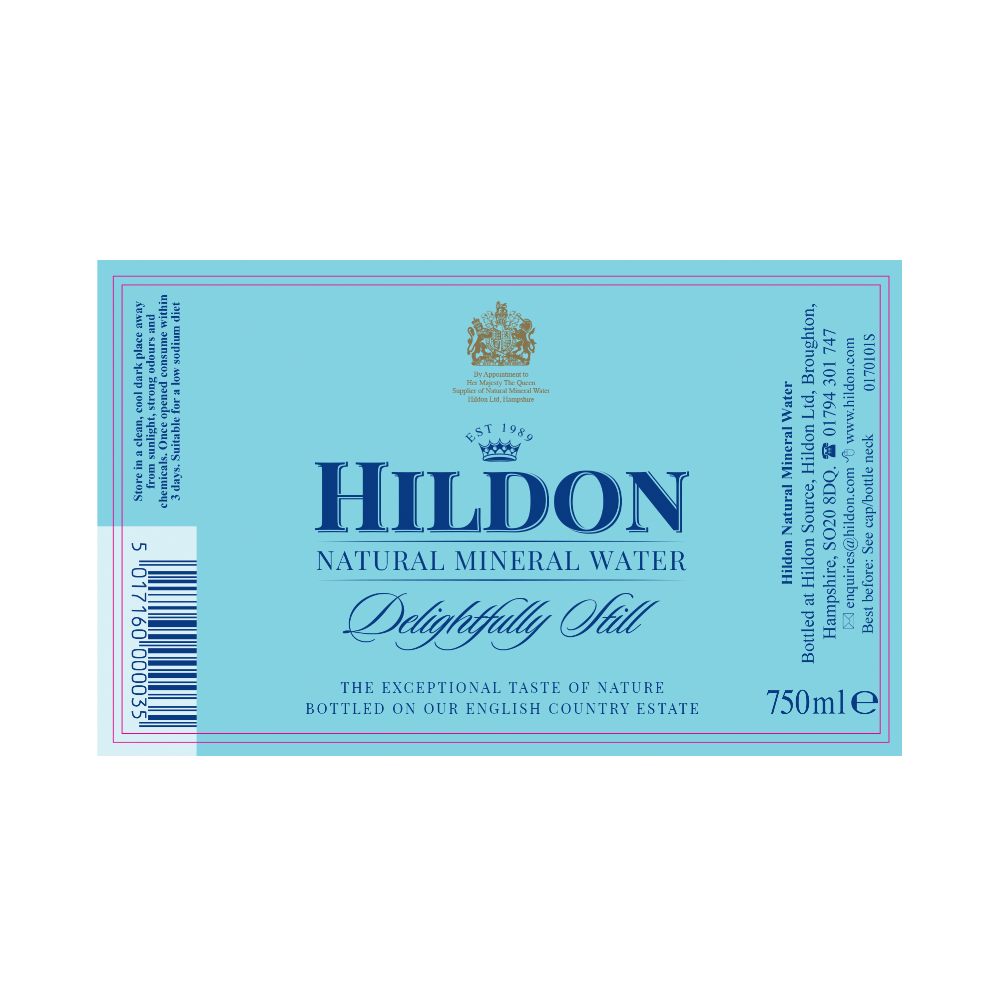 STILL MINERAL WATER GLASS 12X750ML