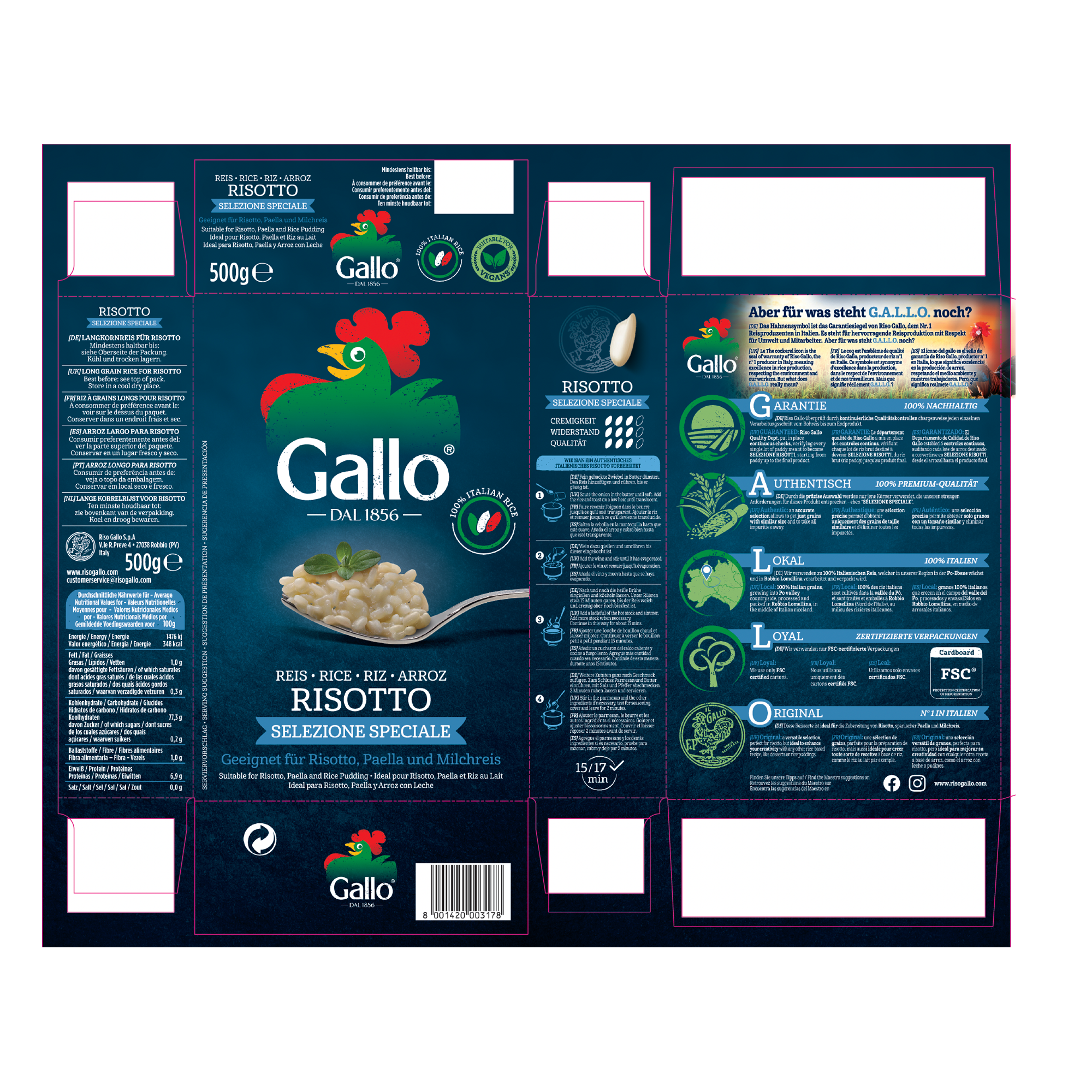 RISOTTO SELEZIONE (BLUE) 12X500G