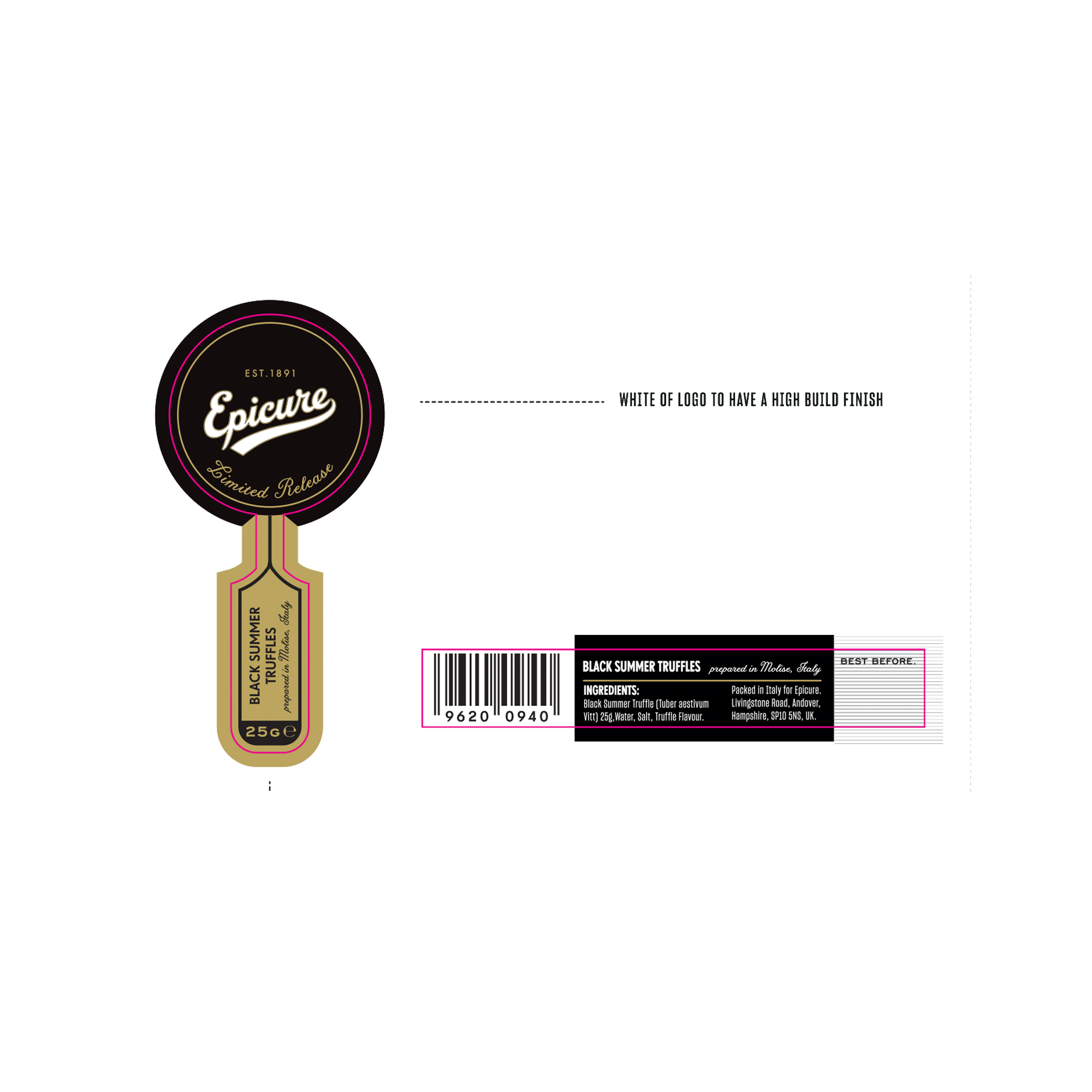 ITALIAN BLACK SUMMER TRUFFLES 6X25G ITALIAN BLACK SUMMER TRUFFLES 6X25G