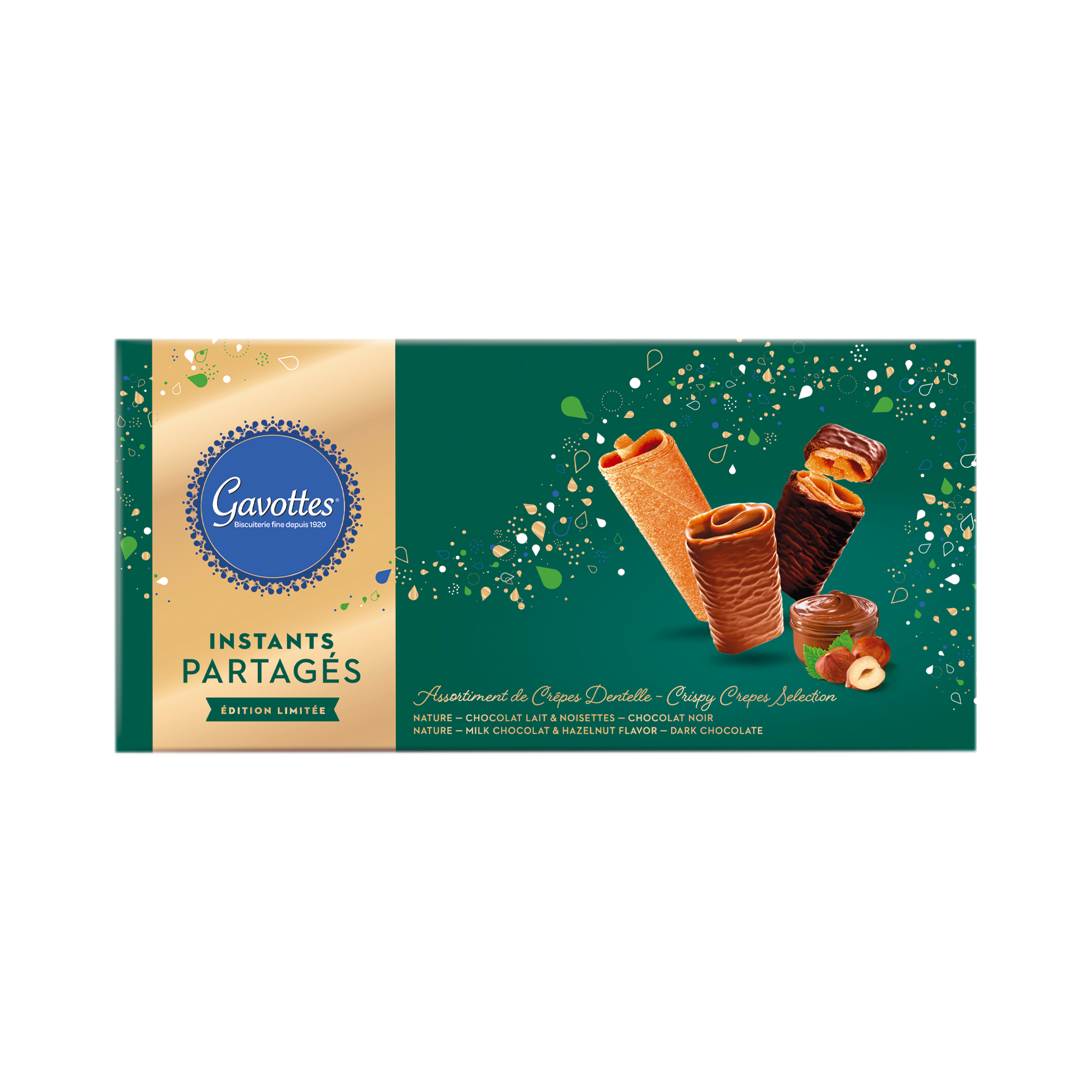 !@CREPES DENTELLE ASSORTMENT-GREEN