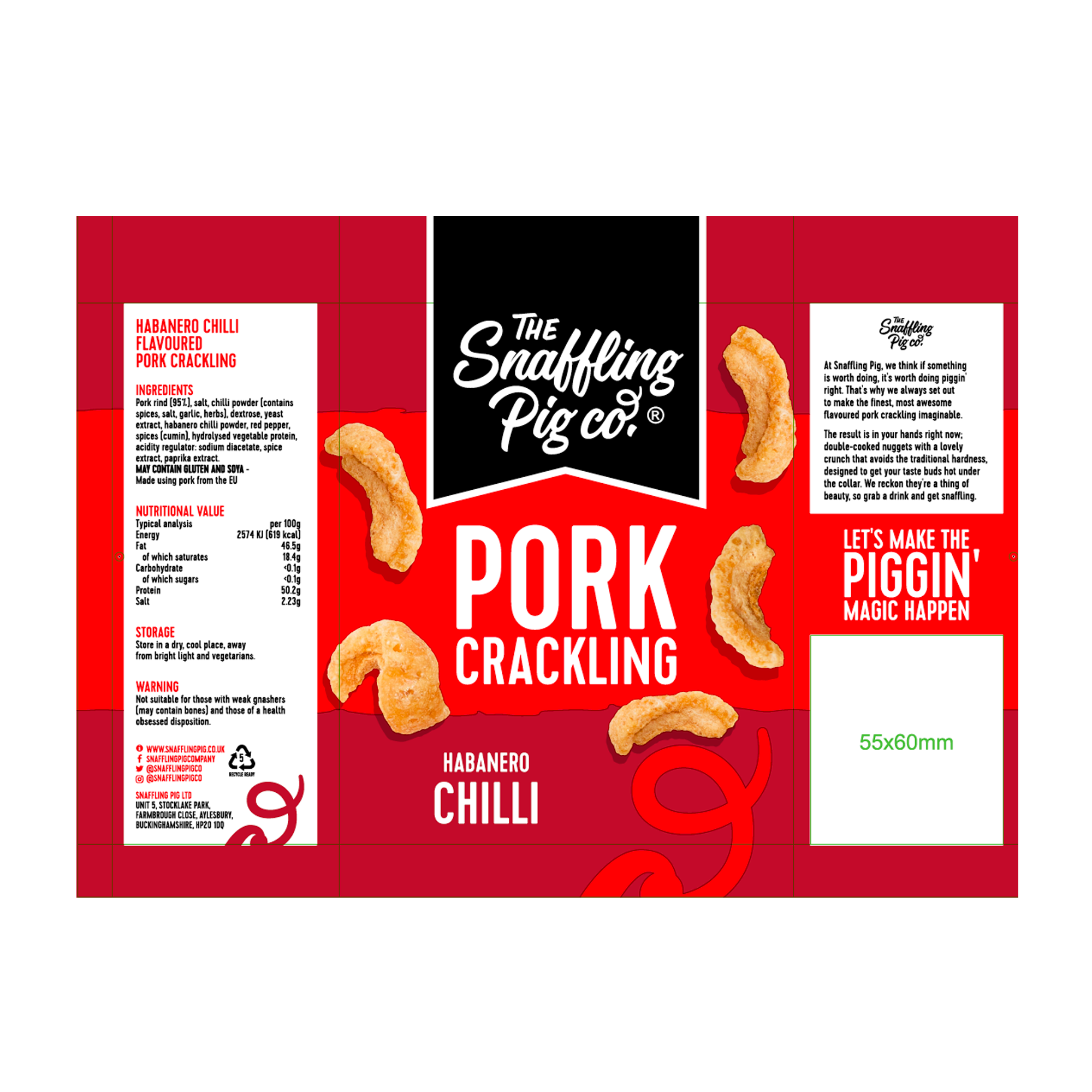 HABANERO CHILLI CRACKLING