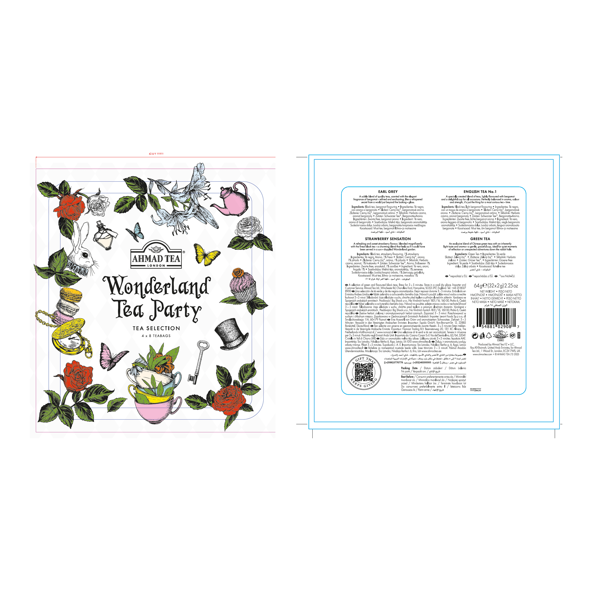 WONDERLAND TEA PARTY TIN