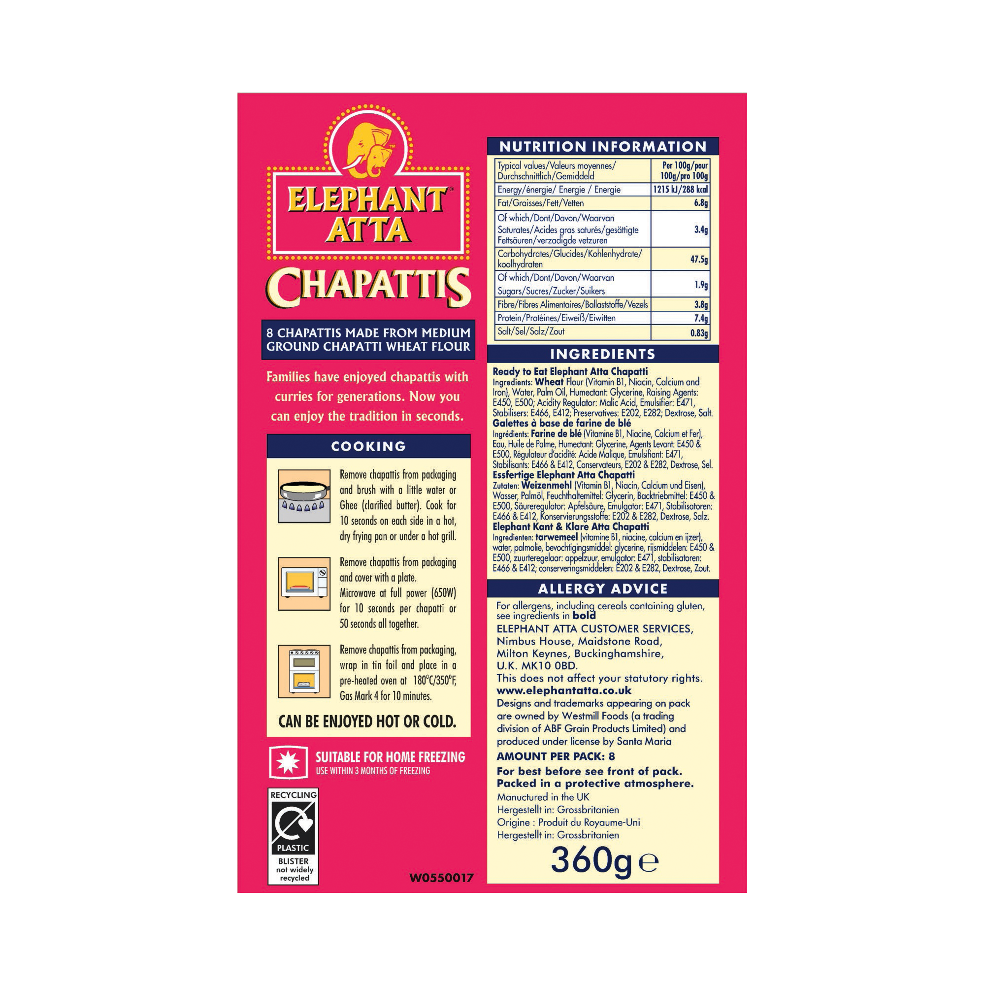 ELEPHANT ATTA CHAPATTIS