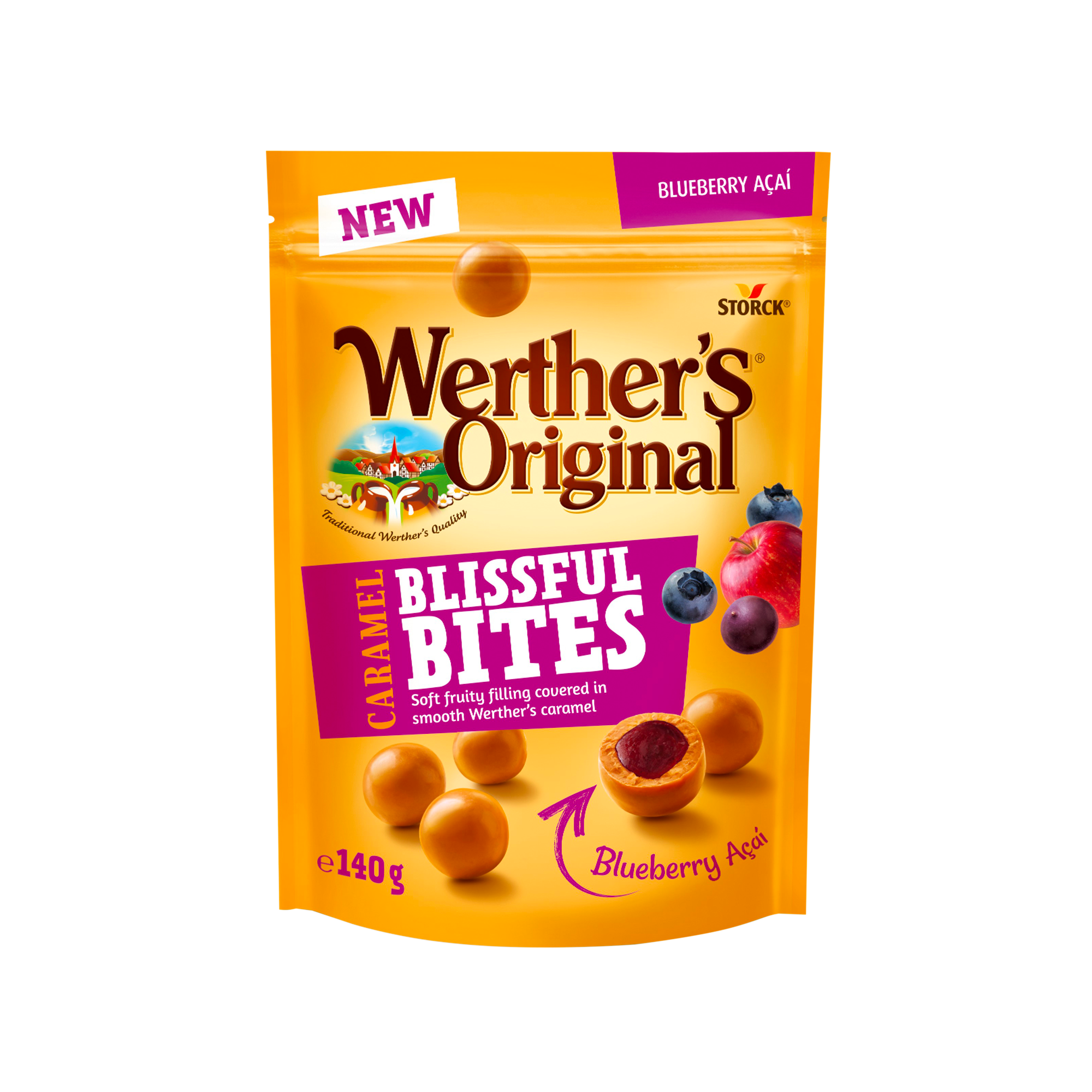 BLISSFUL BITES BLUEBERRY 12X140G BLISSFUL BITES BLUEBERRY 12X140G