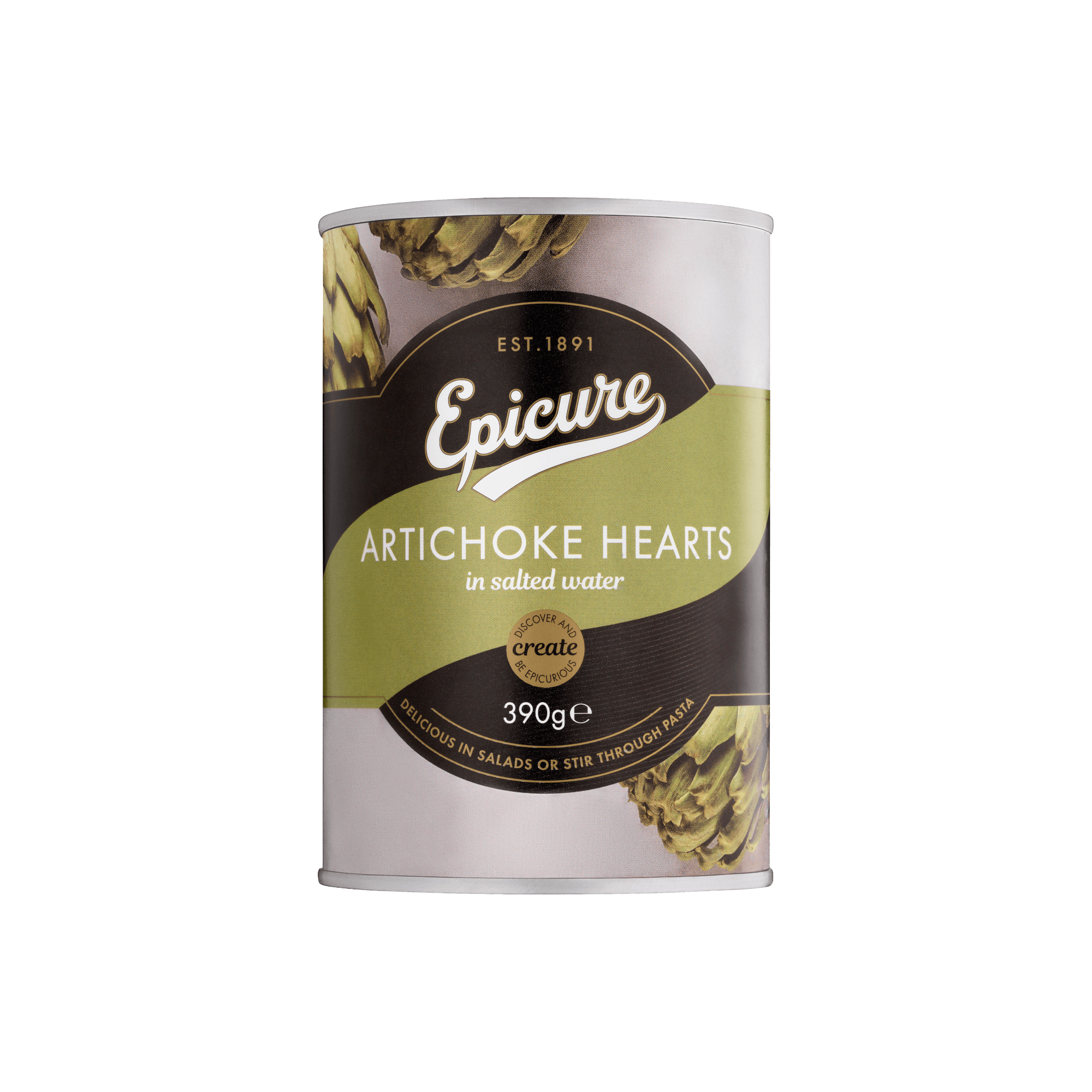 ARTICHOKE HEARTS/SALT WATER 12X390G ARTICHOKE HEARTS/SALT WATER 12X390G