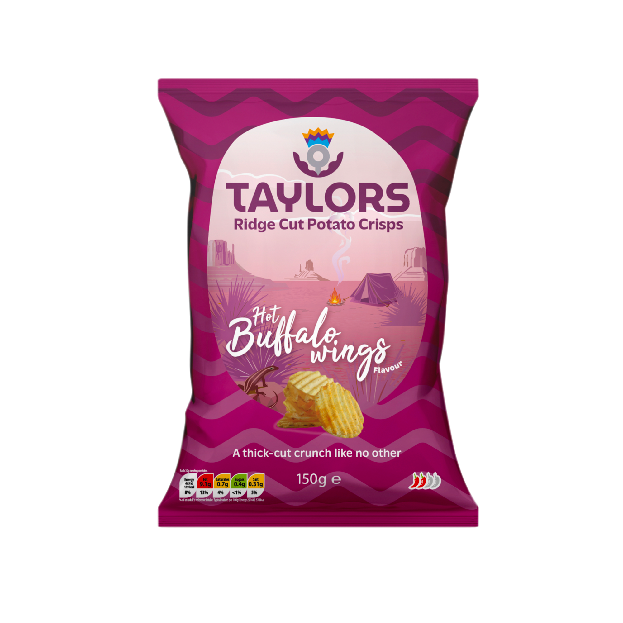 HOT BUFFALO WING RIDGE 8X150G