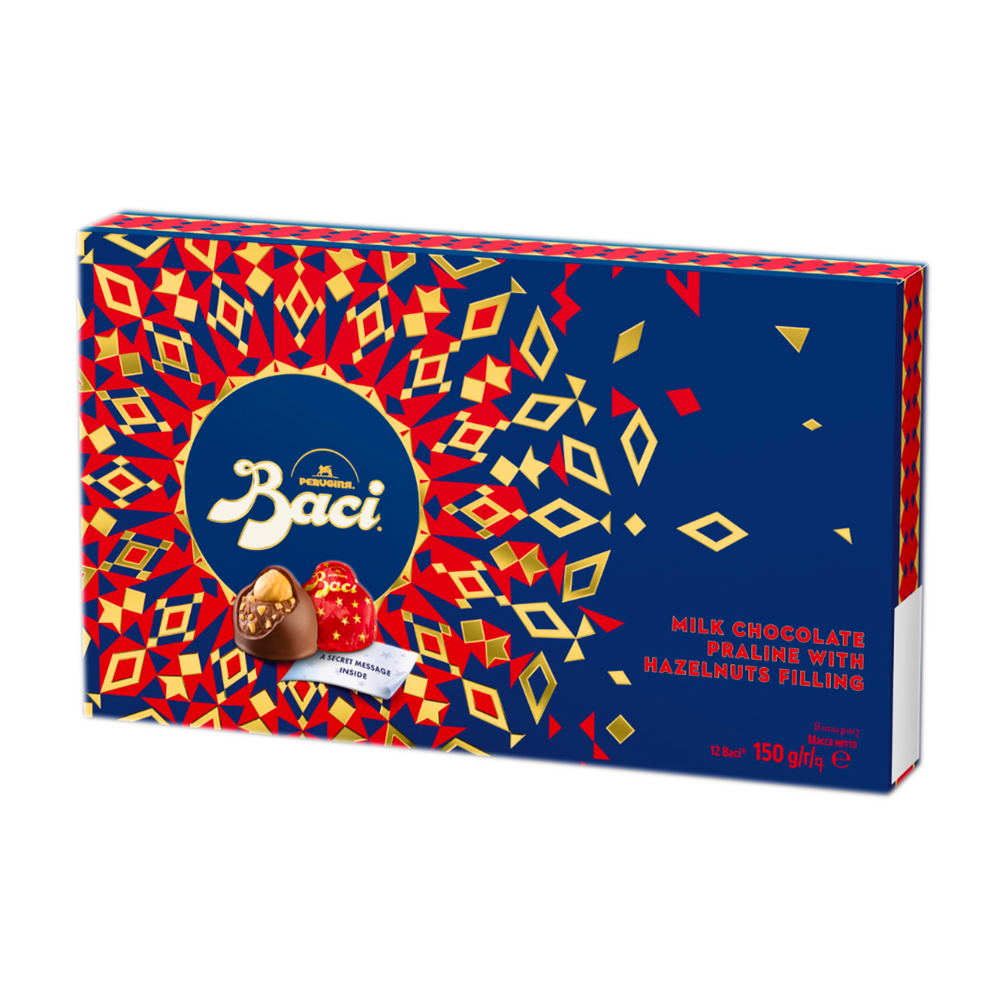 NEW MILK  CHOCOLATE TRUFFLE WITH HAZELNUTS GIFT BOX