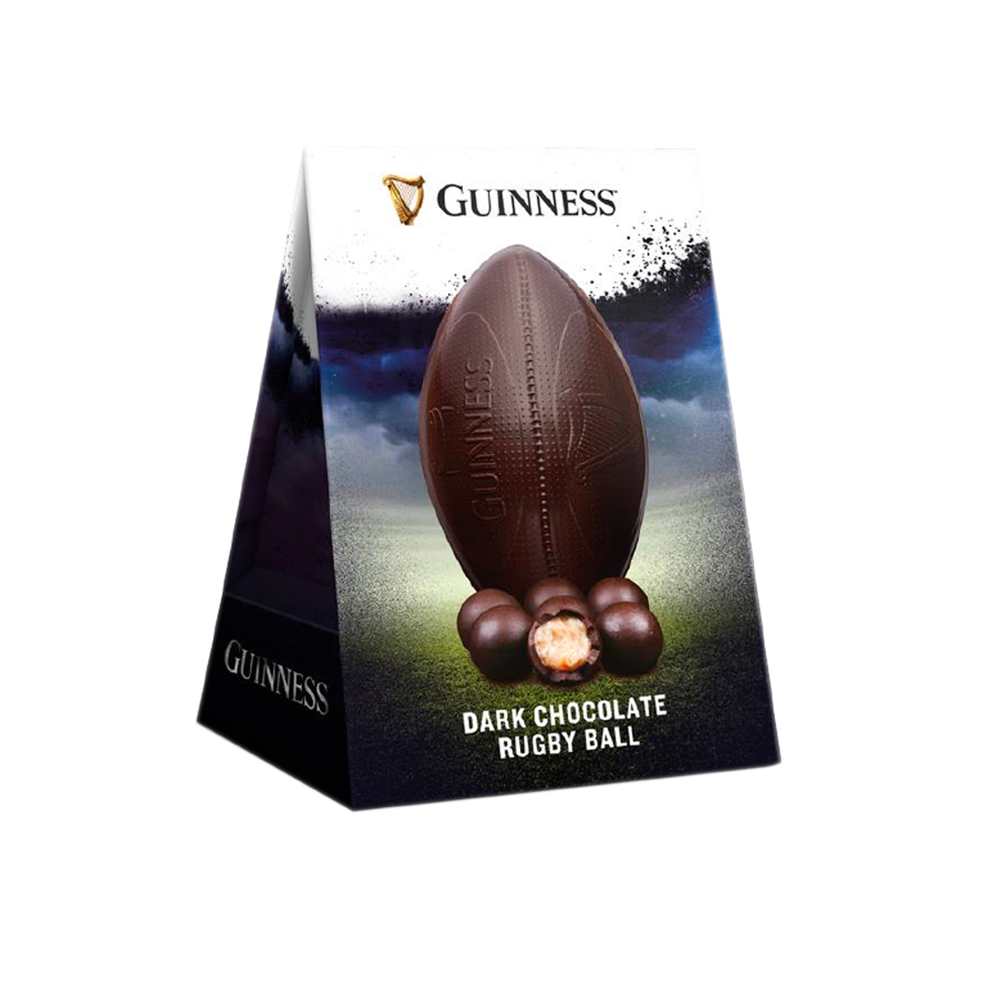 GUINNESS DARK CHOCOLATE RUGBY BALL EGG GUINNESS DARK CHOCOLATE RUGBY BALL EGG