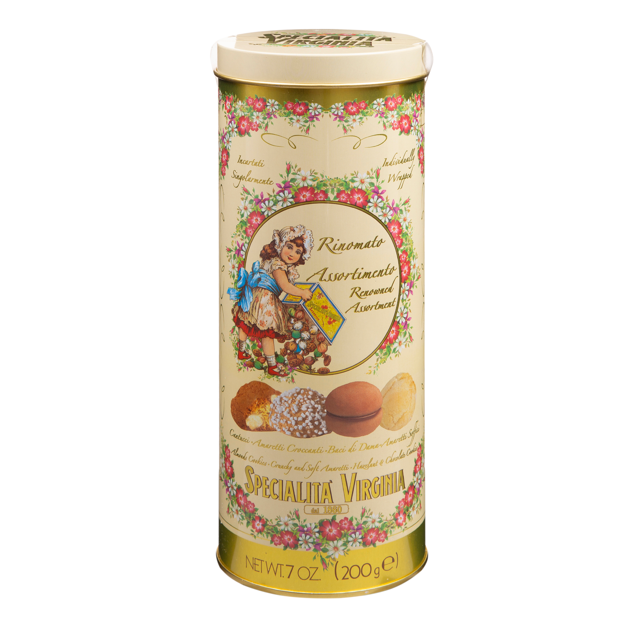 @&ITALIAN AMARETTI ASMT TIN 8X200G