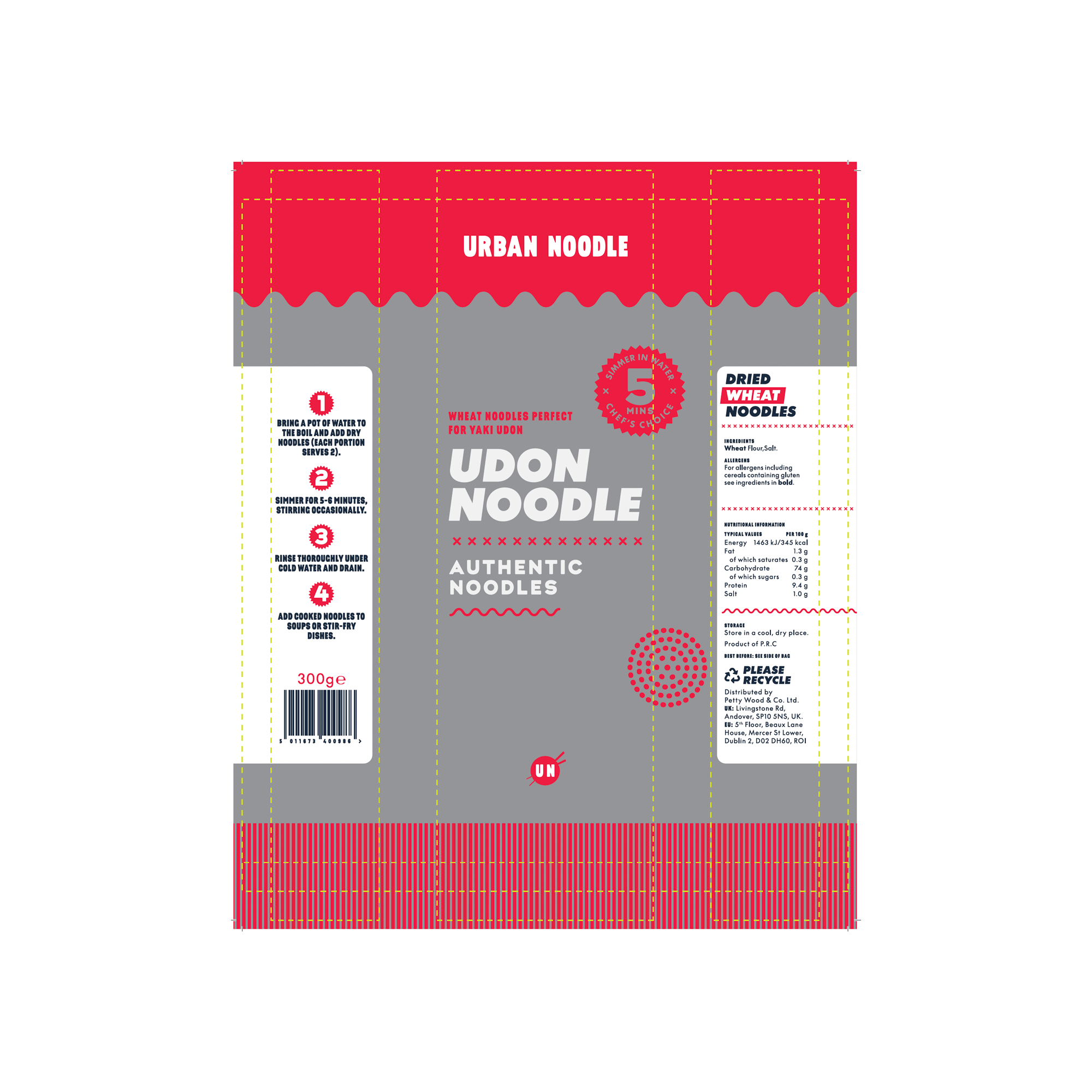 UDON NOODLES 12X300G UDON NOODLES 12X300G