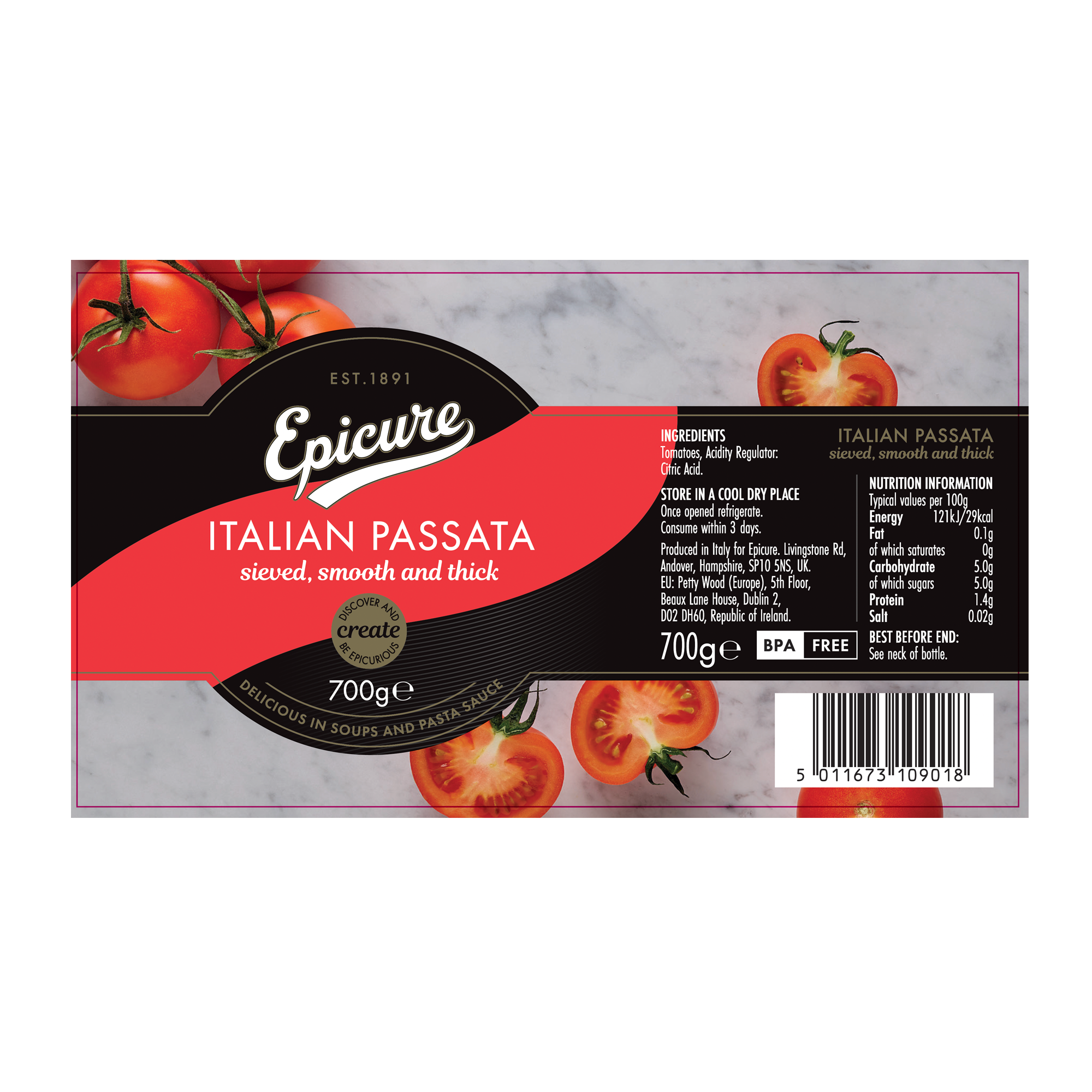 ITALIAN PASSATA 12X700G ITALIAN PASSATA 12X700G