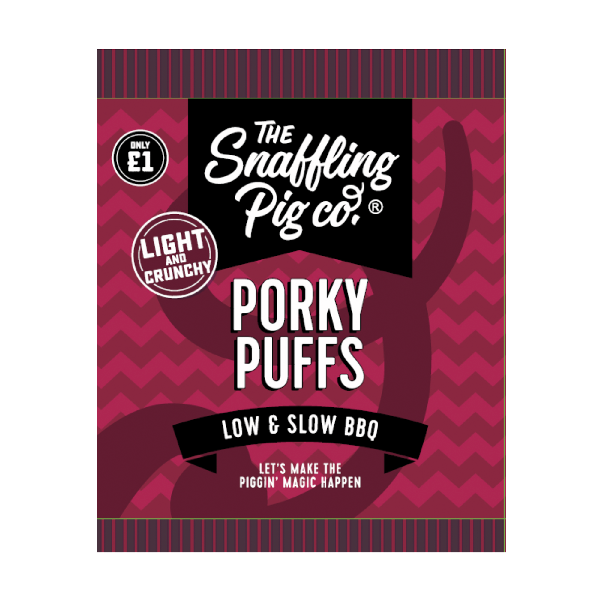 PORKY PUFFS BBQ œ1 PMP 12X20G