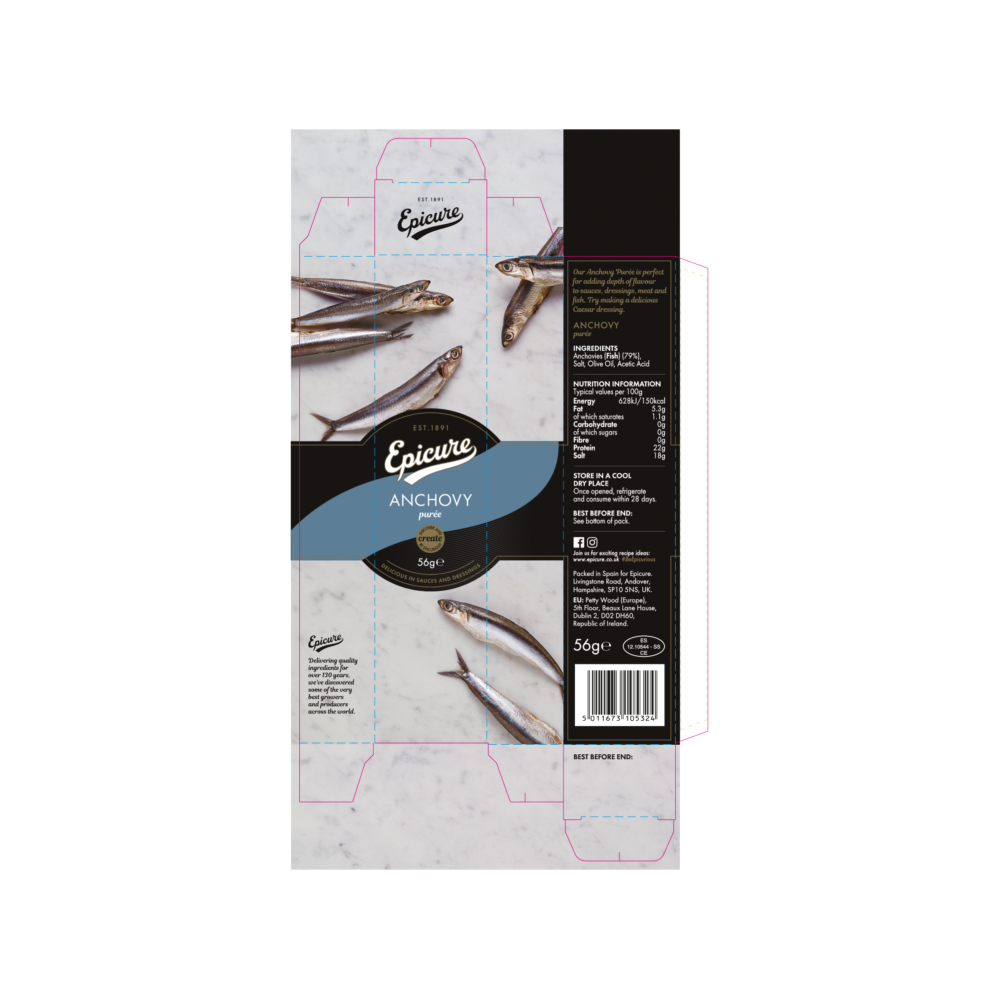 ANCHOVY PUREE 12X56G