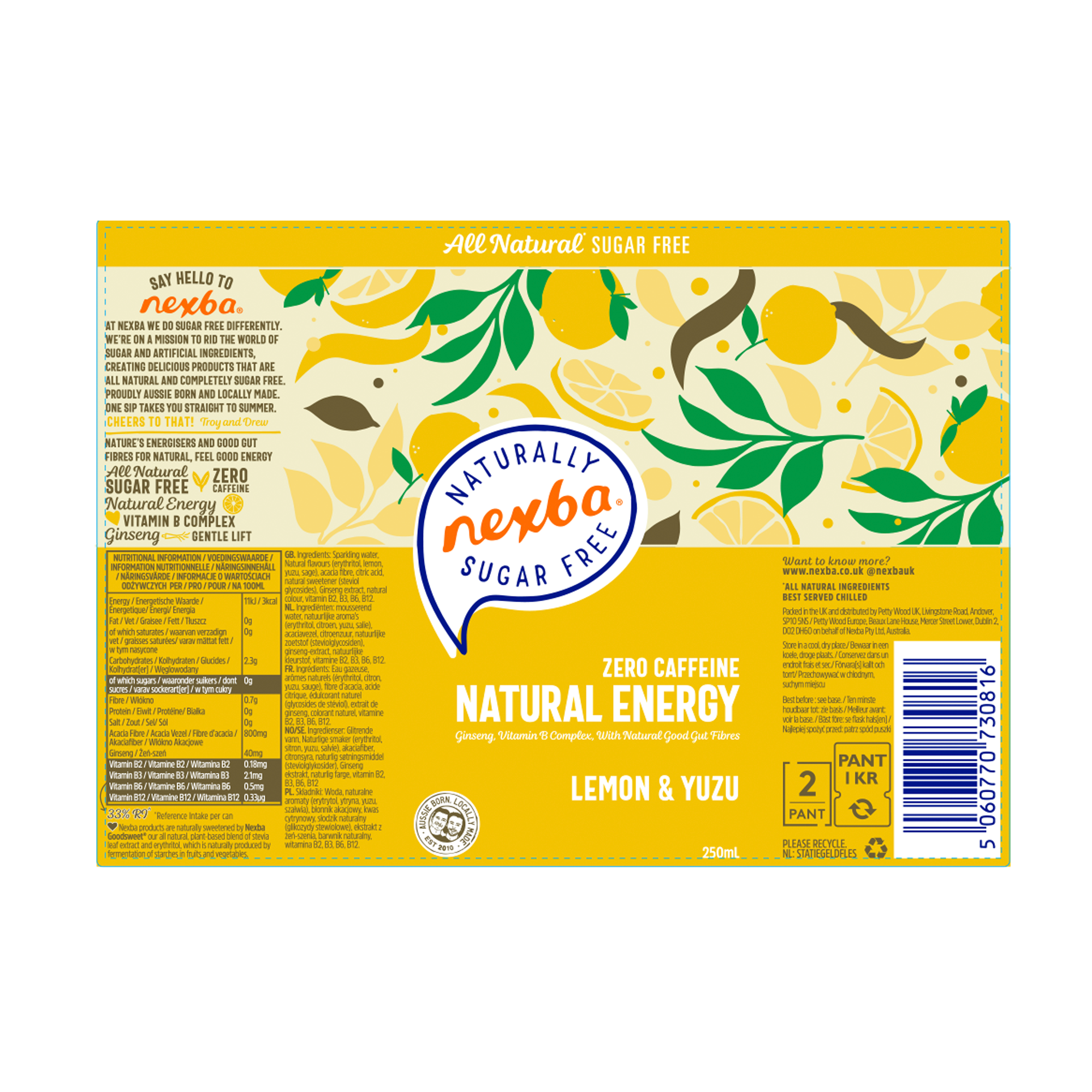 LEMON/YUZU NATURAL ENERGY