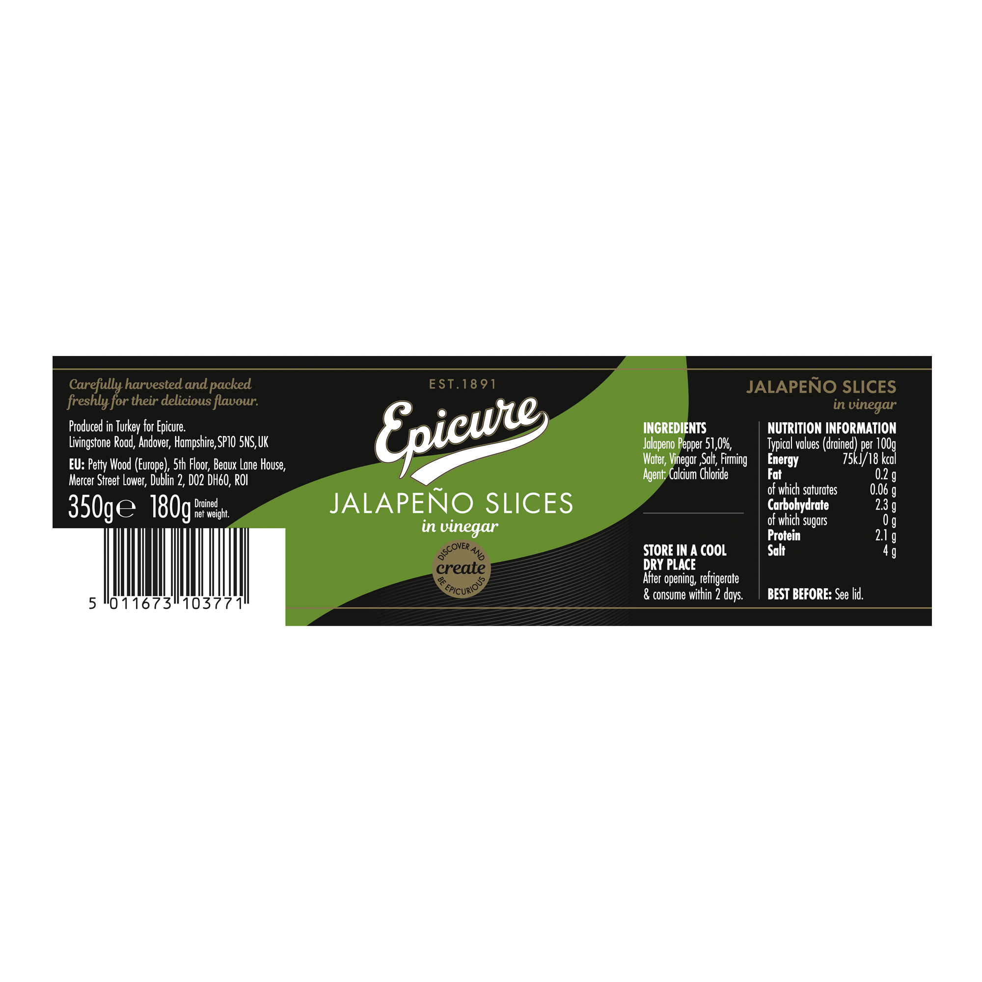 GREEN JALAPENO SLICES