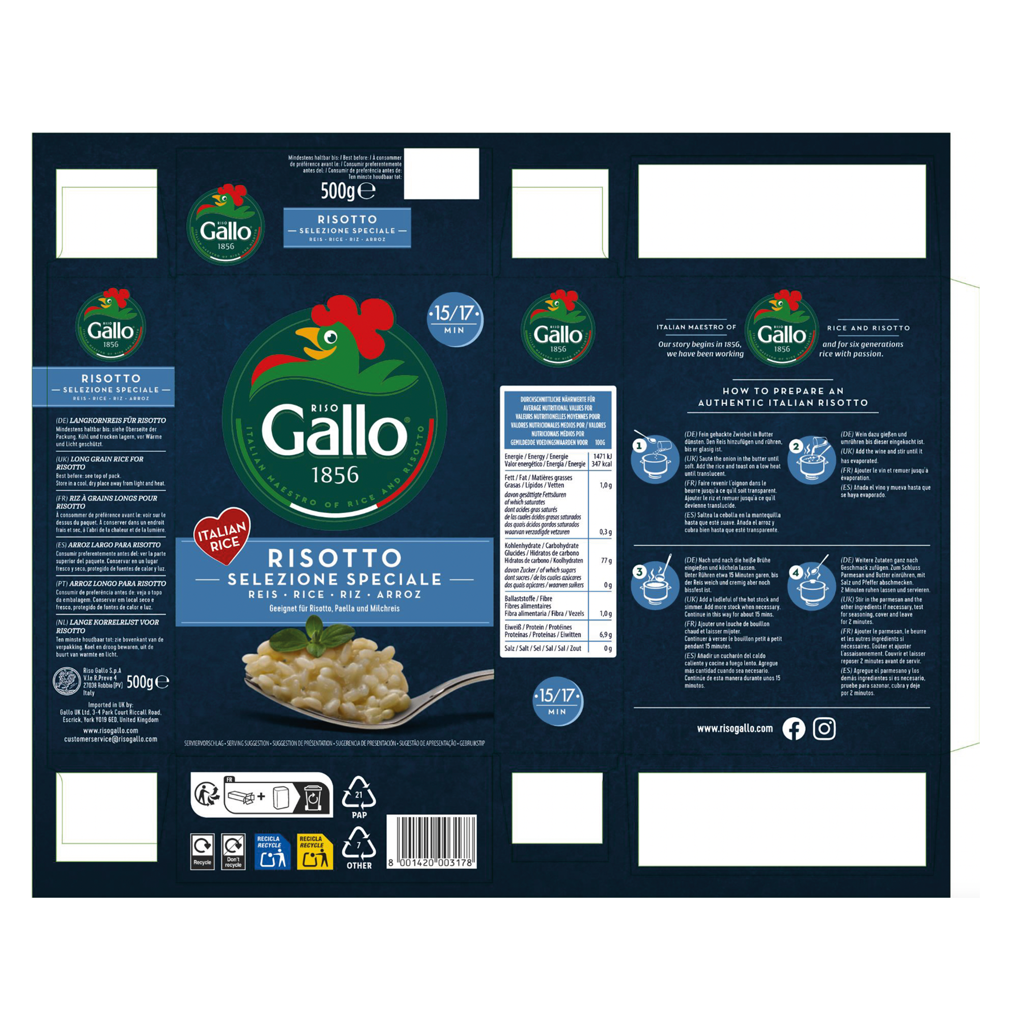 RISOTTO SELEZIONE (BLUE)