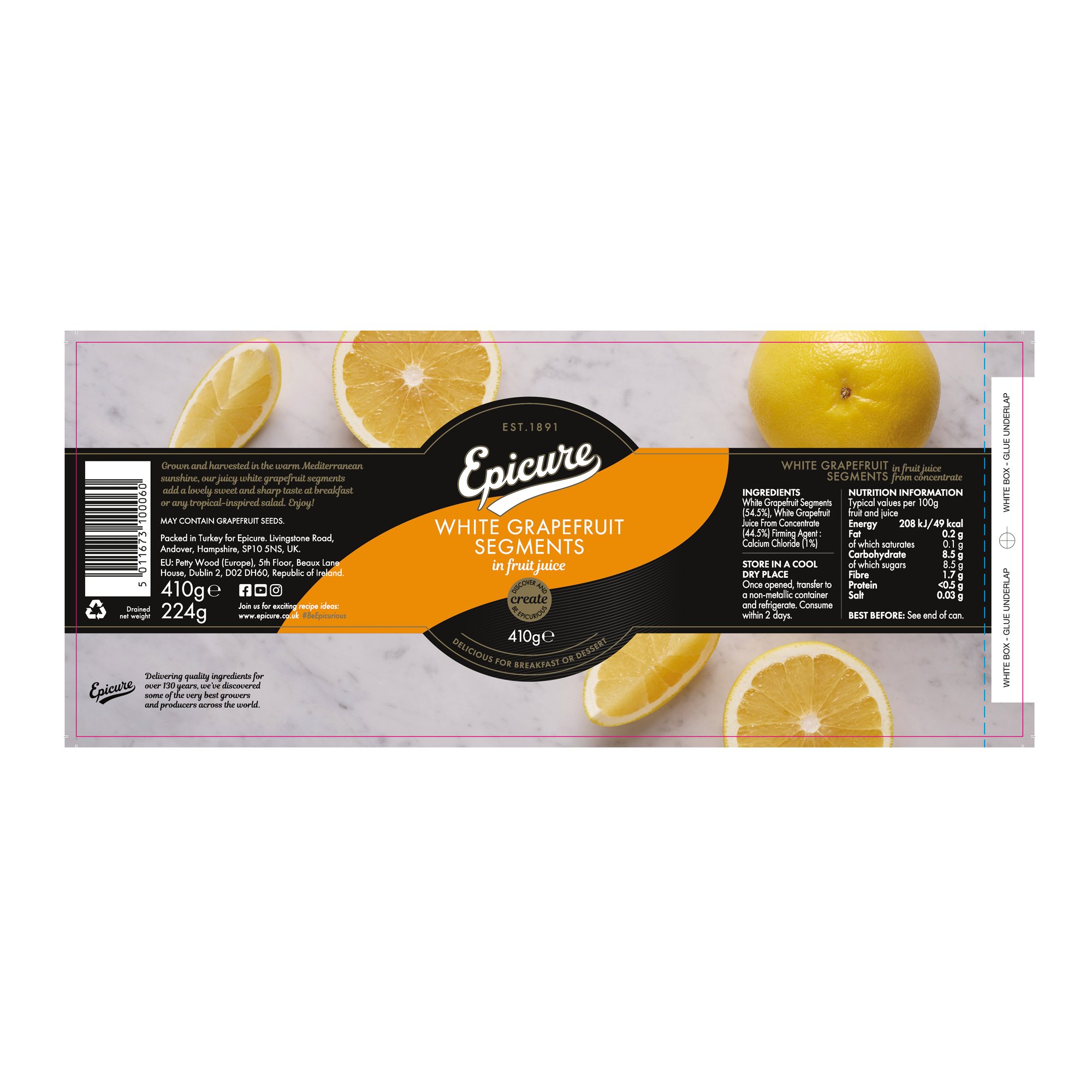 WHITE GRAPE FRUIT SG IN FRUIT JUICE