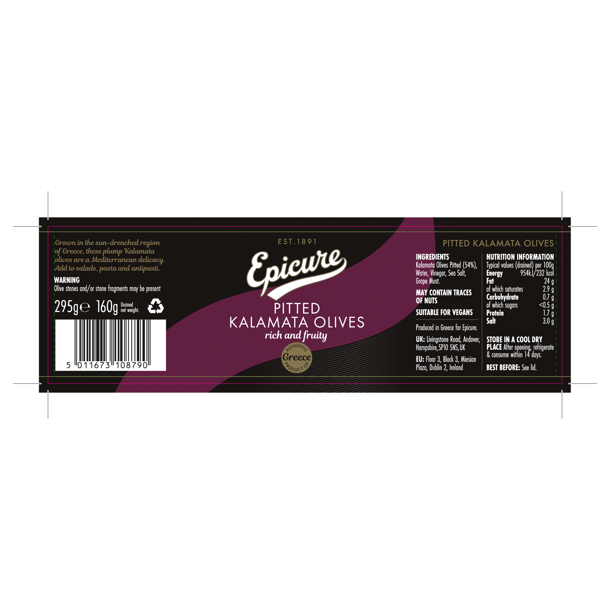 STONELESS KALAMATA OLIVES STONELESS KALAMATA OLIVES