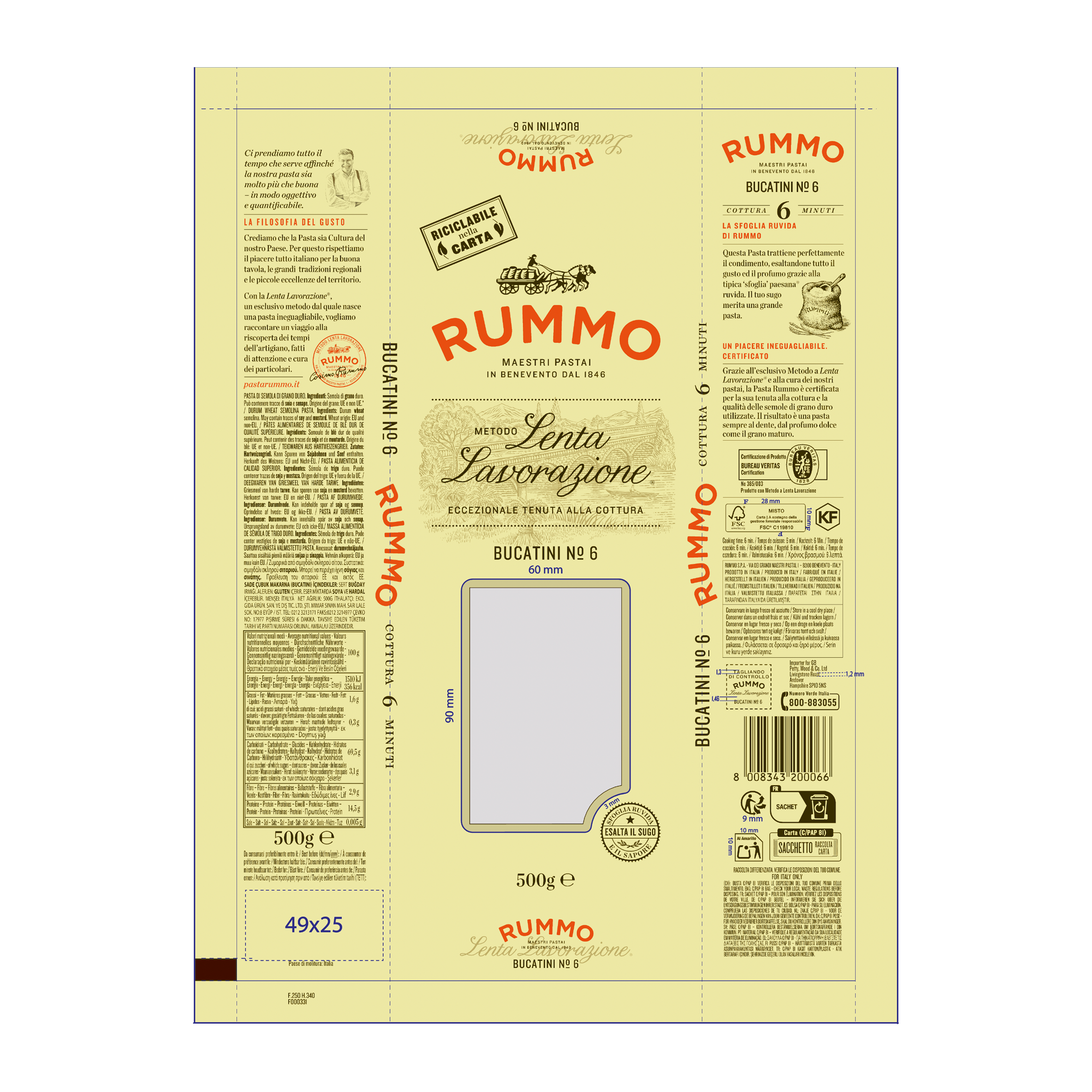 BUCANTI NO.6  24X500G