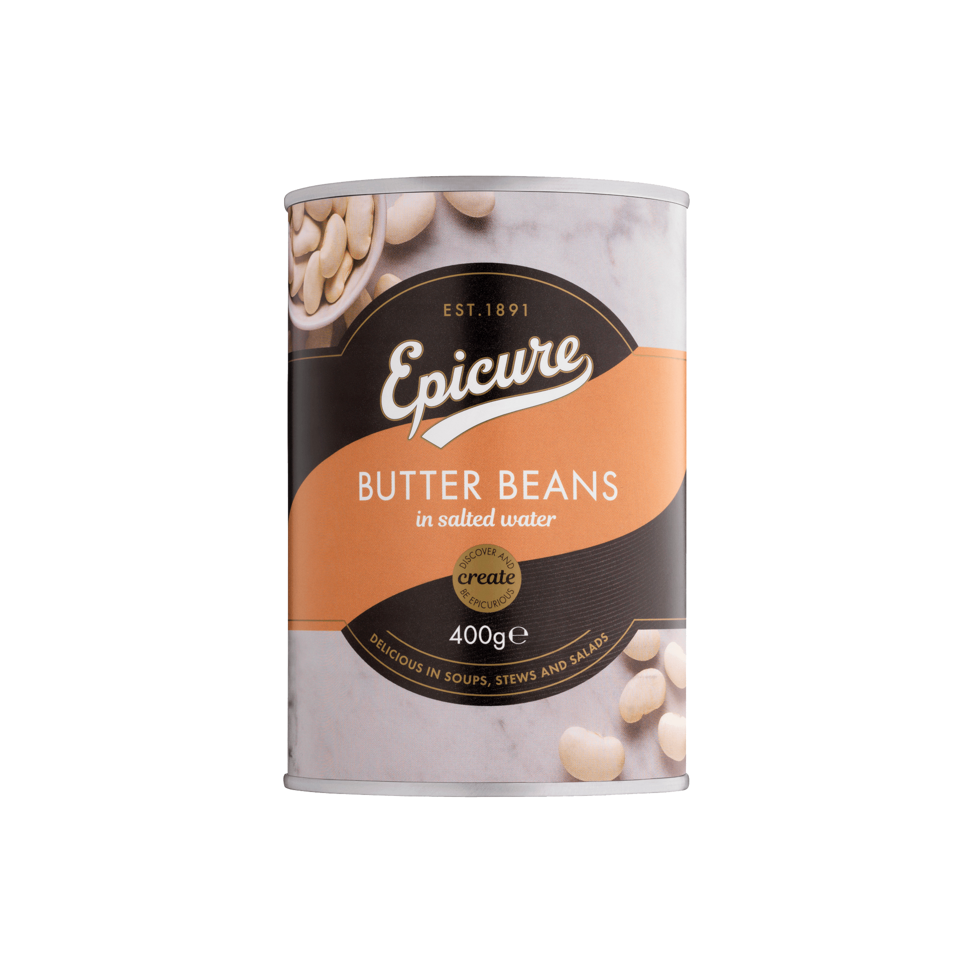 BUTTER BEANS/SALTED WATER 12X400G BUTTER BEANS/SALTED WATER 12X400G