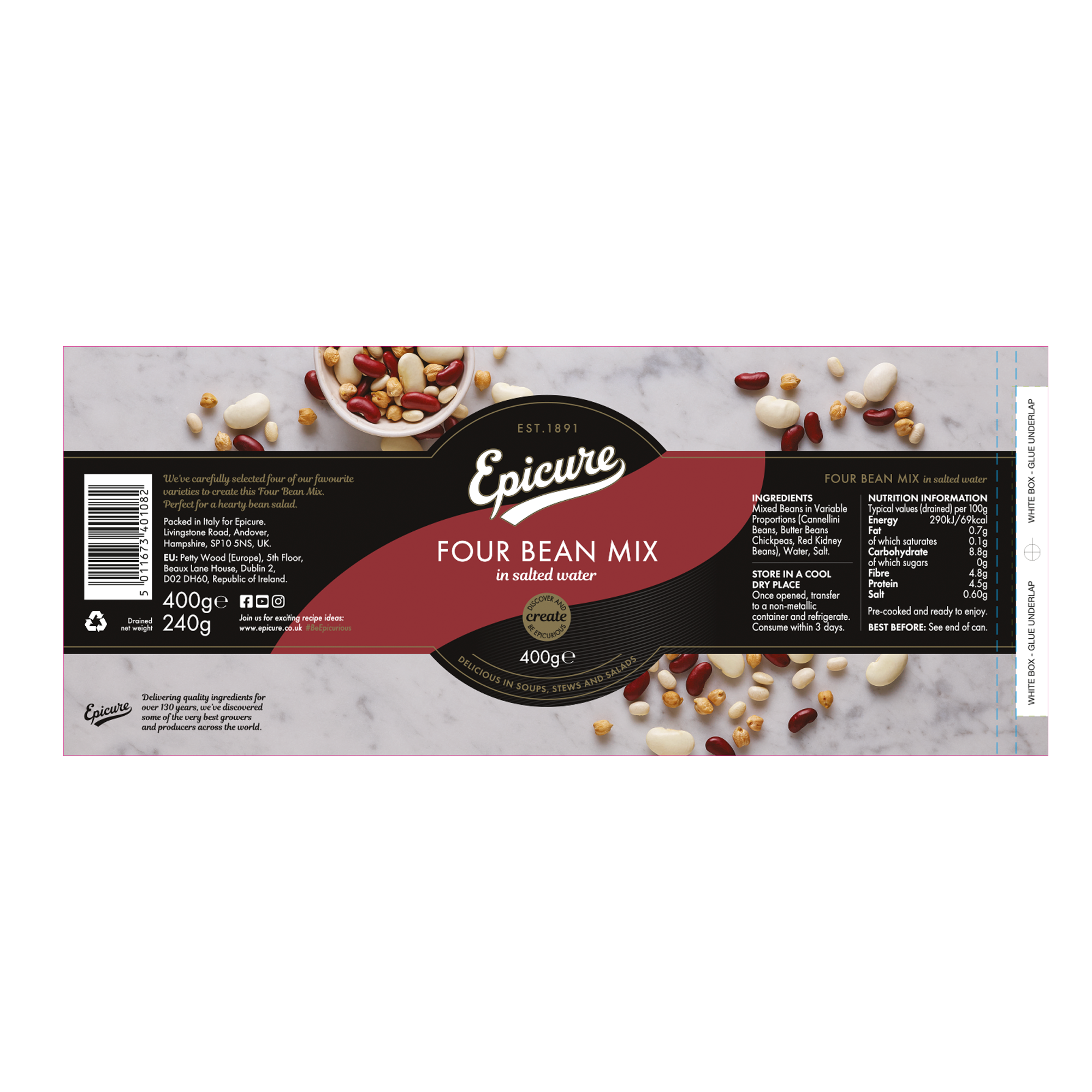 FOUR BEAN MIX 12X400G FOUR BEAN MIX 12X400G