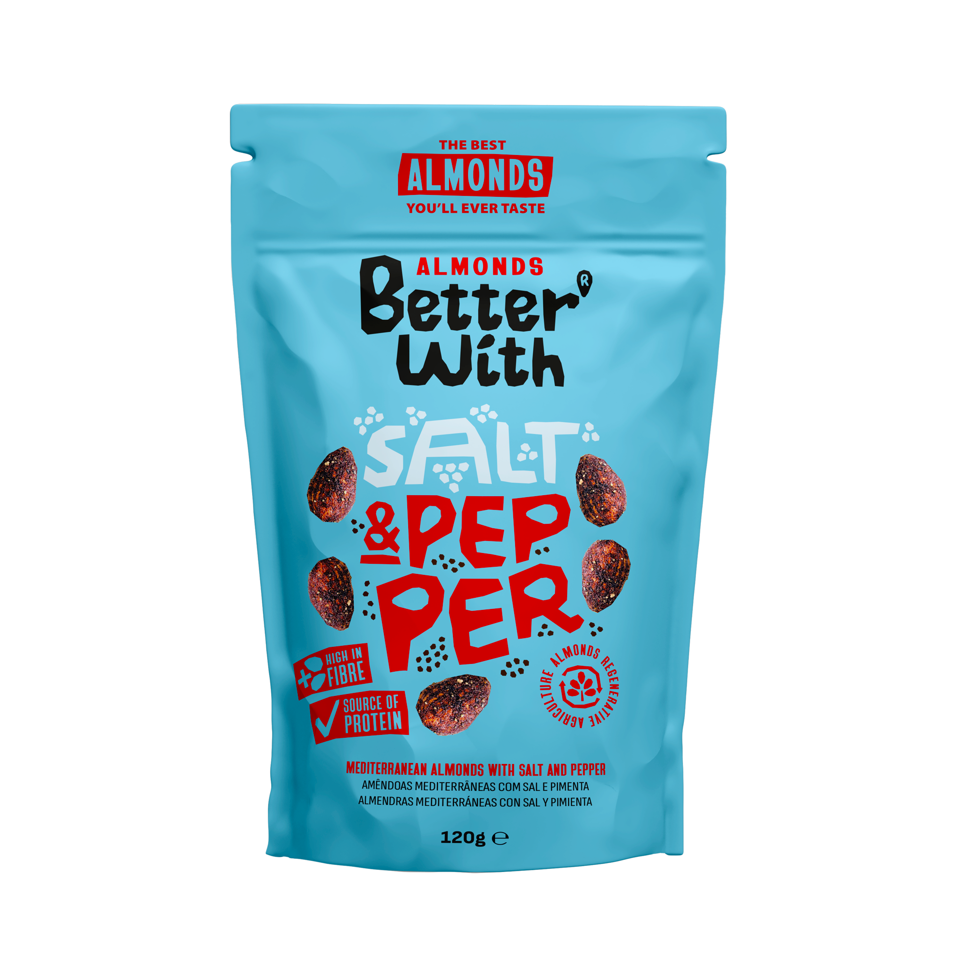 SALT & PEPPER ALMONDS SALT & PEPPER ALMONDS
