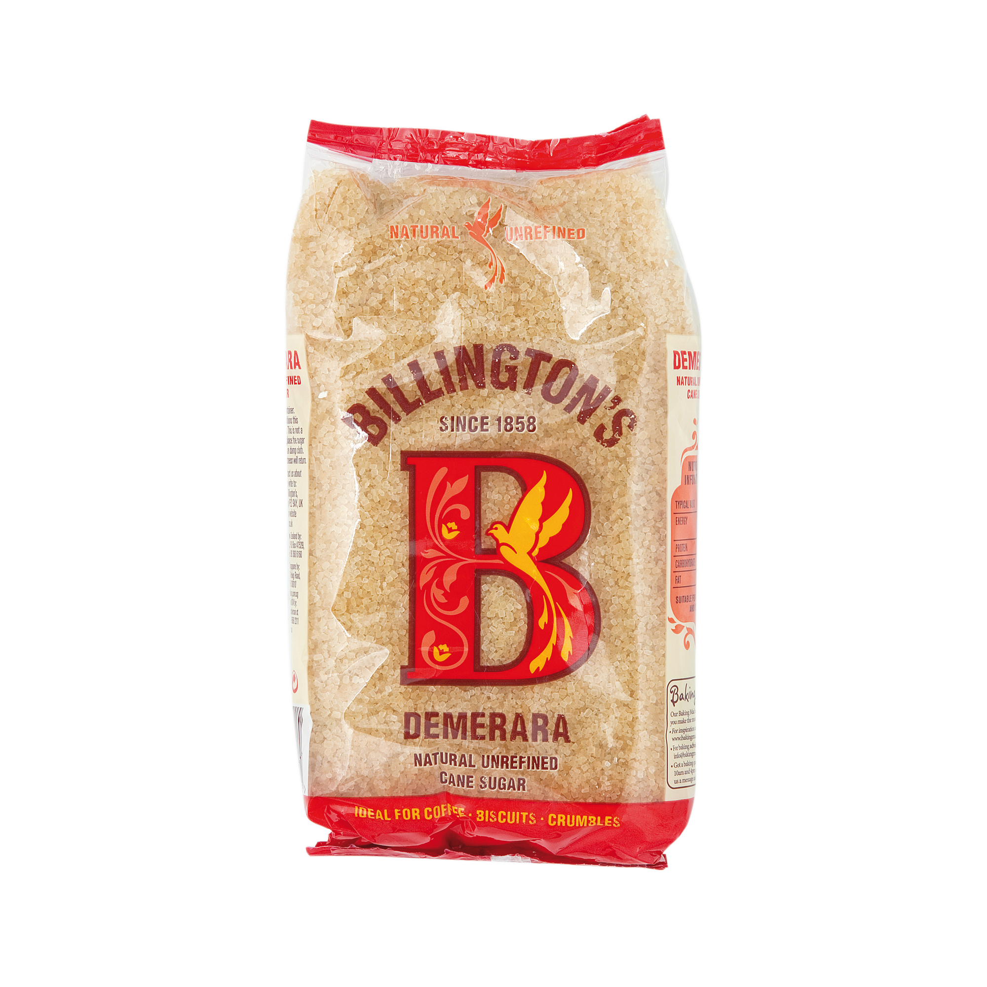 DEMERARA UNREFINED SUGAR 10X500G