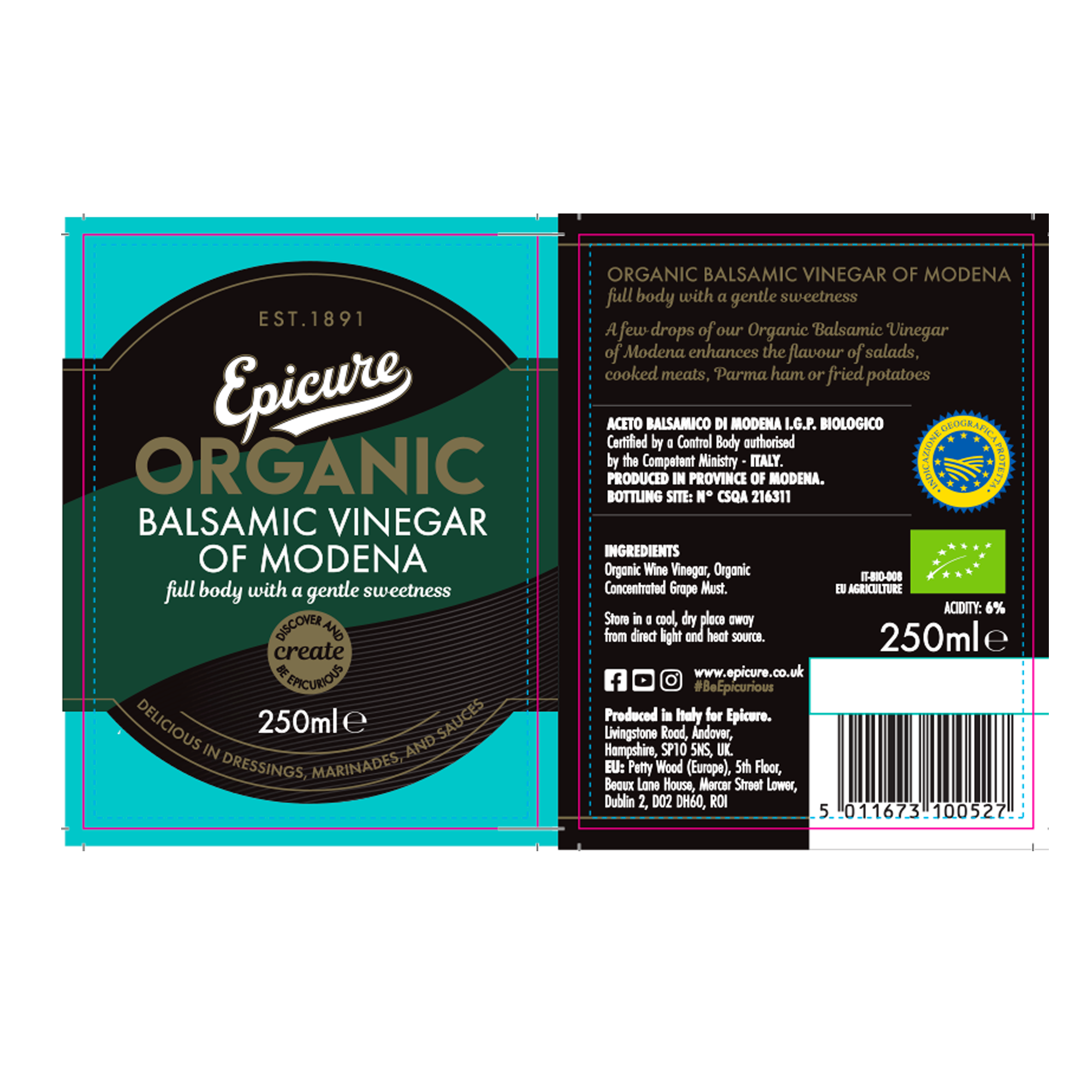 ORG BALSAMIC VINEGAR ORG BALSAMIC VINEGAR