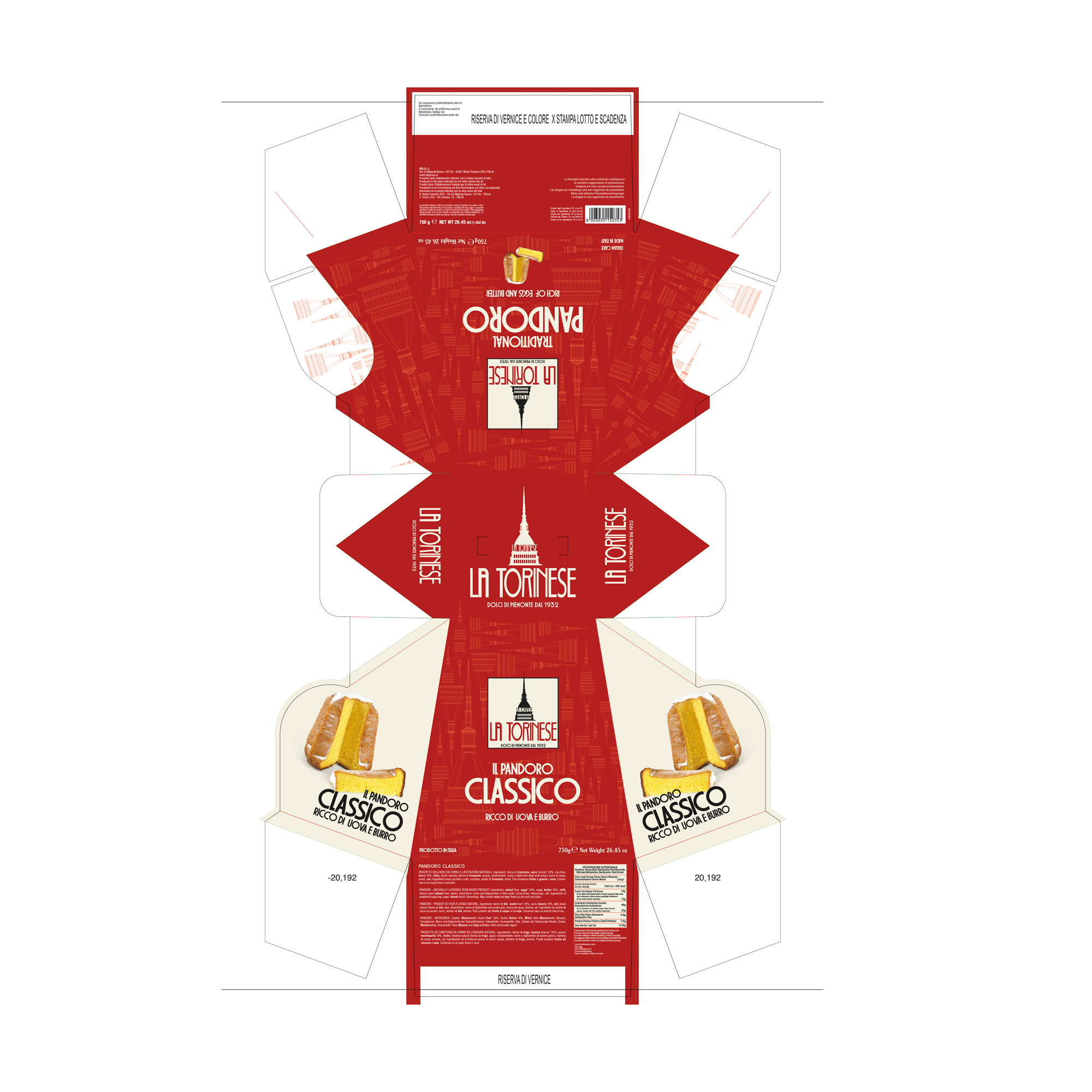 @PANDORO-BOXED 6X750G