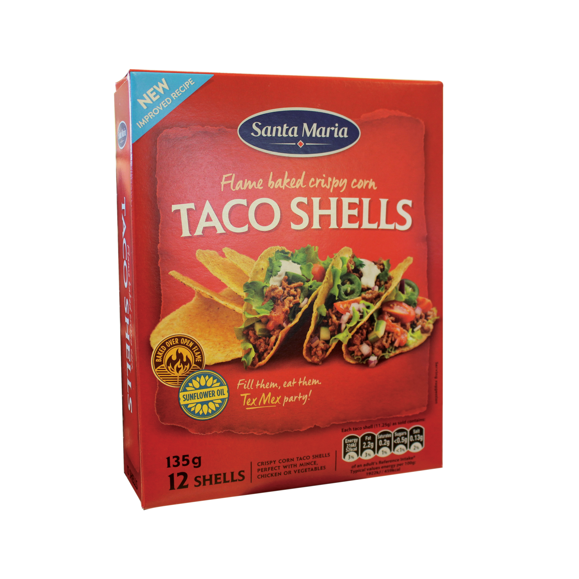 TACO SHELLS 6X135G