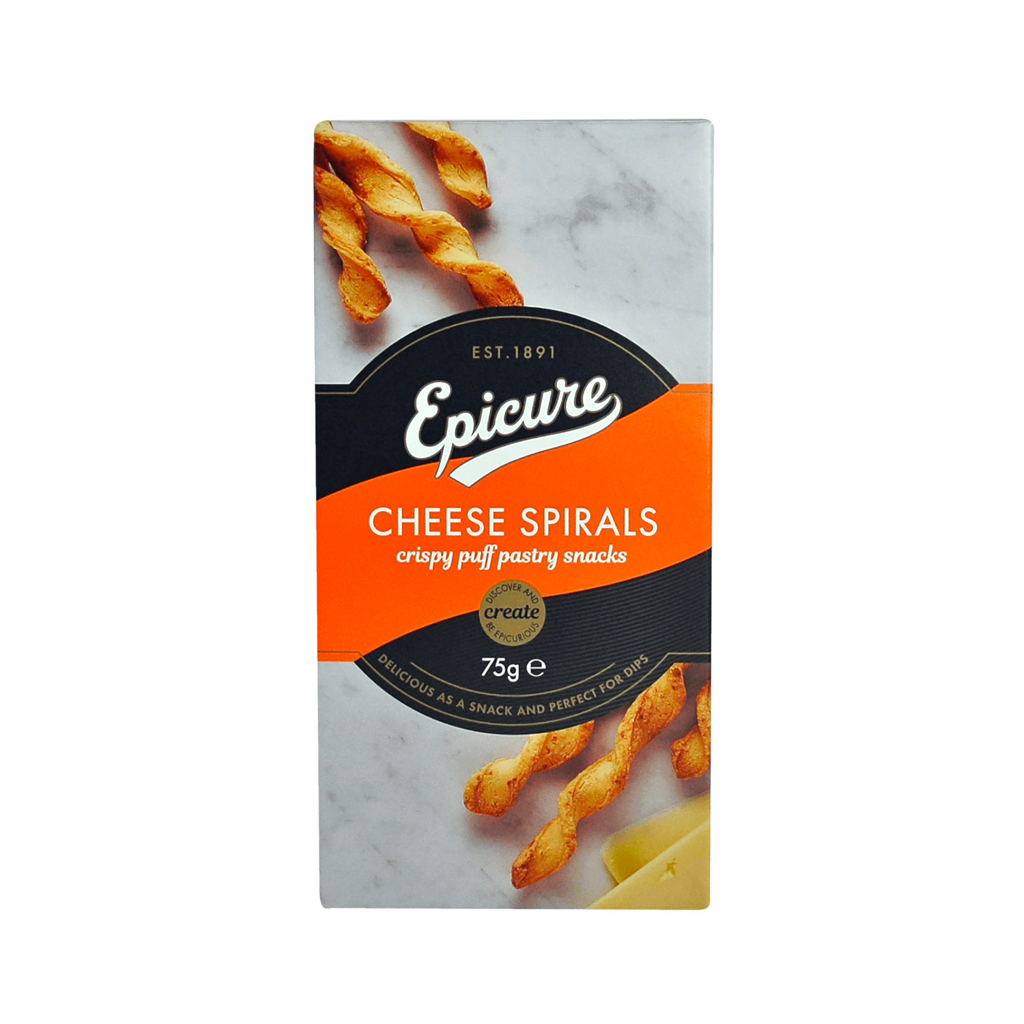 CHEESE SPIRALS 10X75G CHEESE SPIRALS 10X75G
