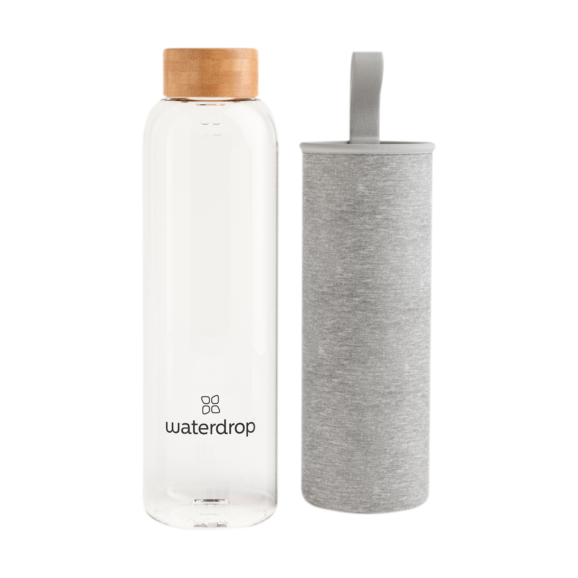 CLEAR  GLASS BOTTLE 4X600ML