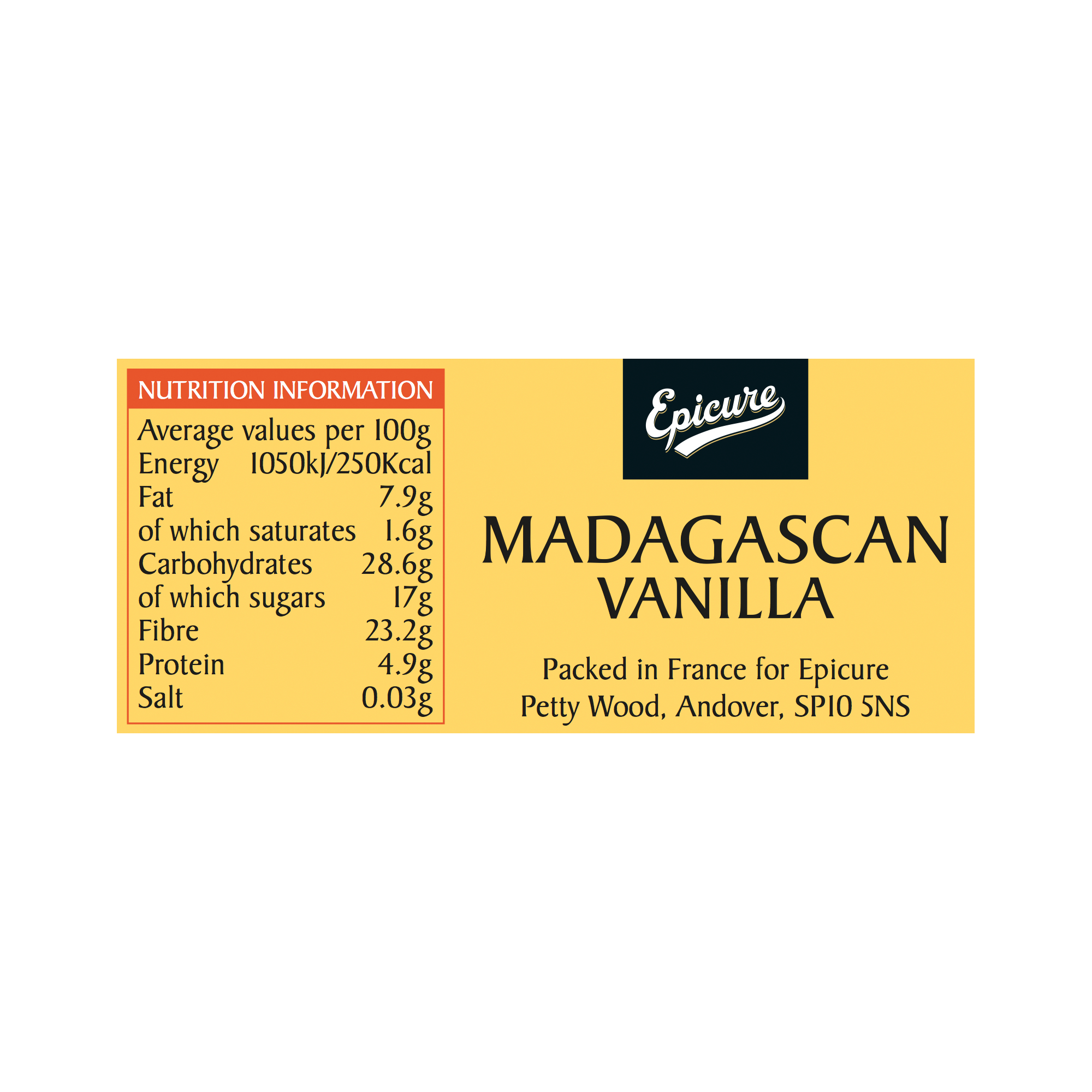 MADAGASCAN VANILLA BEANS 10XTUBES MADAGASCAN VANILLA BEANS 10XTUBES
