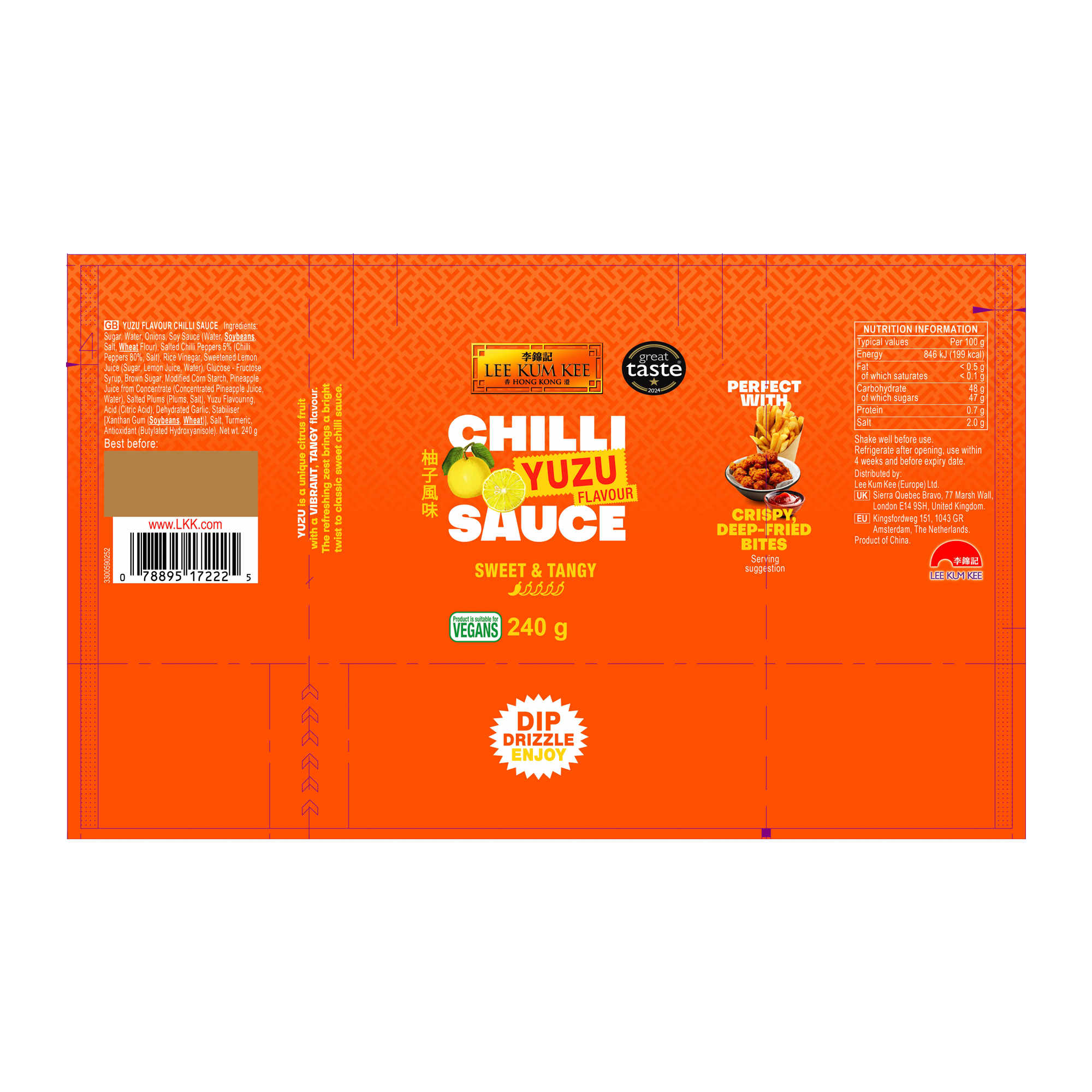 YUZU CHILLI SAUCE (SQUEEZY)