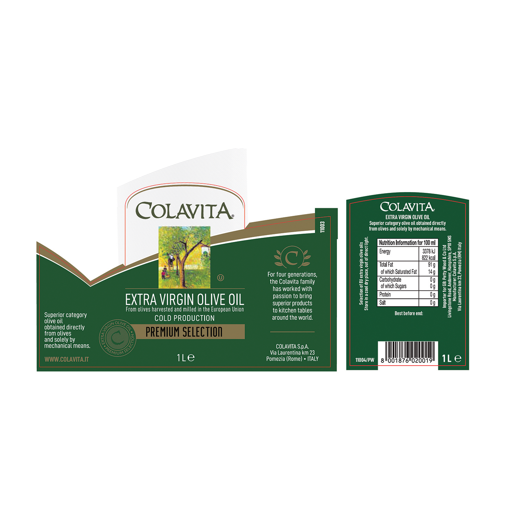 EXTRA VIRGIN OLIVE OIL 6X1L EXTRA VIRGIN OLIVE OIL 6X1L