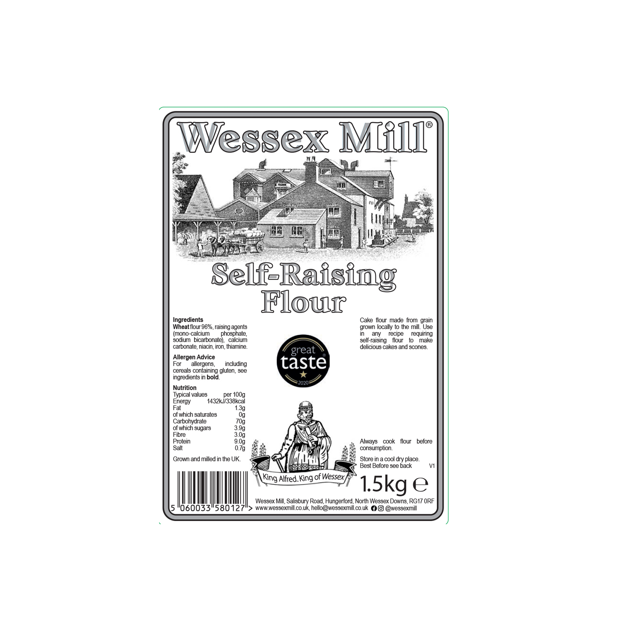 SELF RAISING FLOUR 5X1.5KG SELF RAISING FLOUR 5X1.5KG