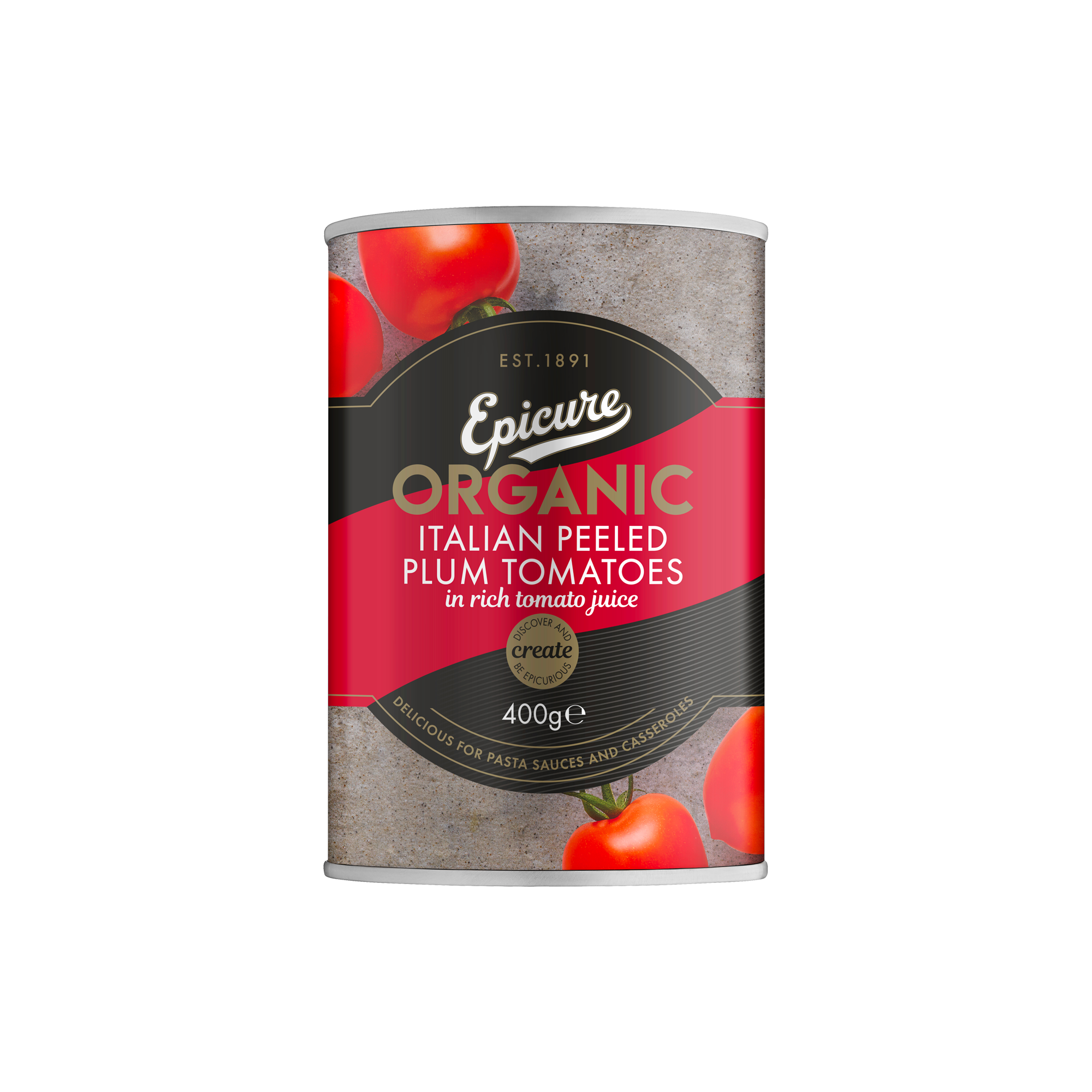 ORG PEELED PLUM ITALIAN TOMATOES