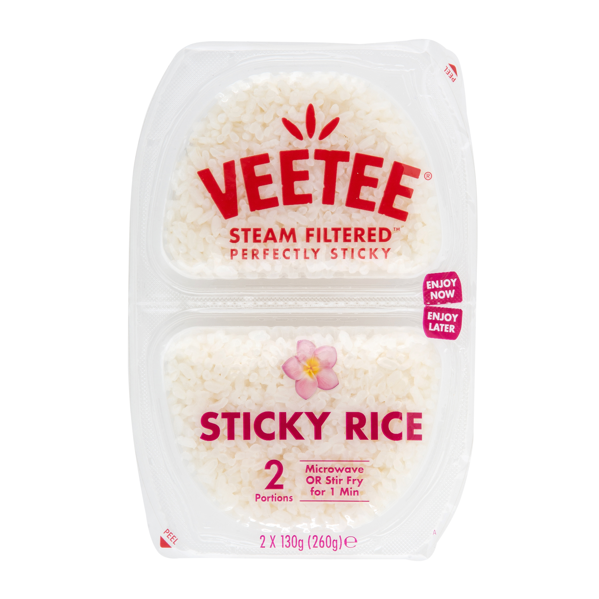 STICKY RICE TWIN POT 6X260G STICKY RICE TWIN POT 6X260G