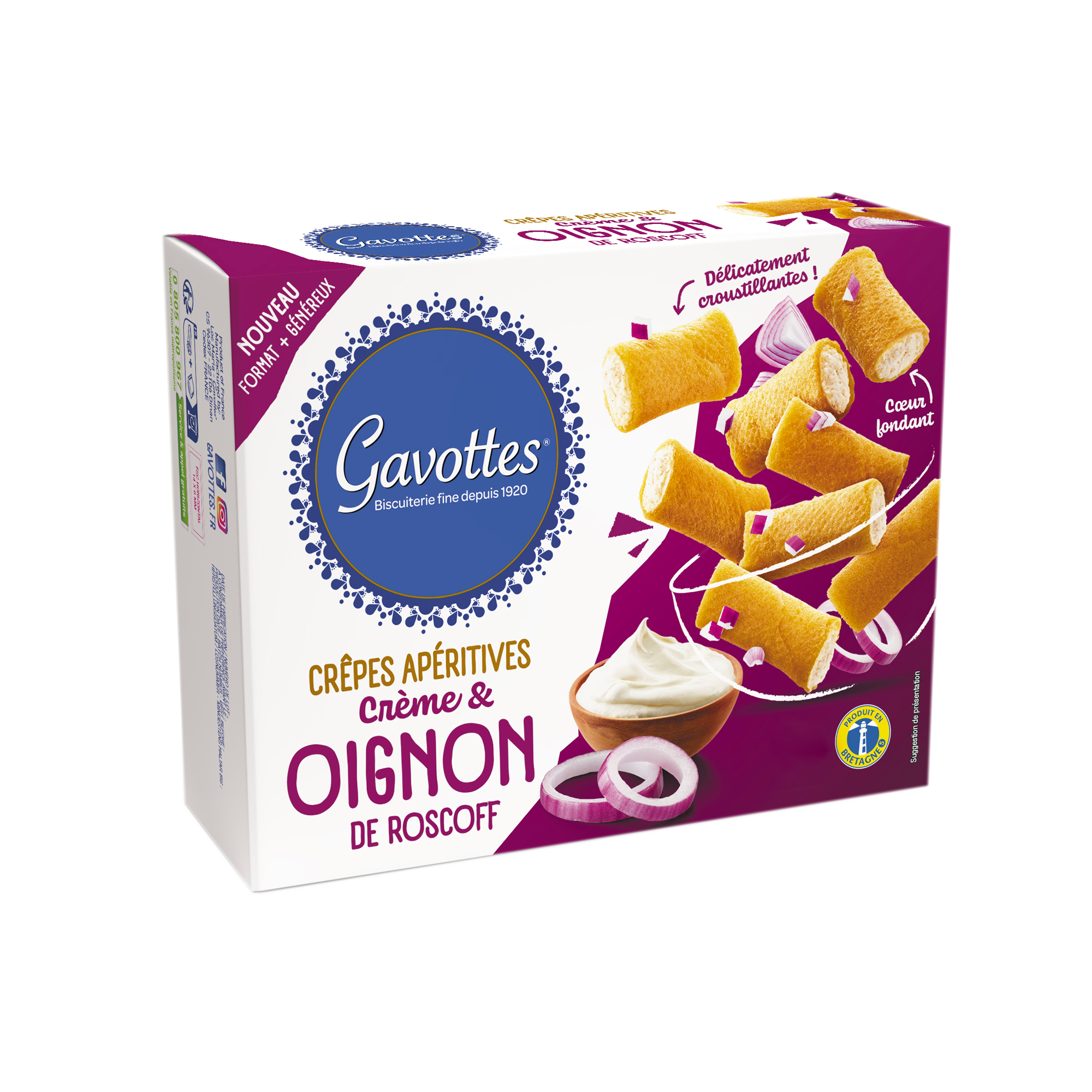 !@MINI CREPES BRETON ONION & CREAM