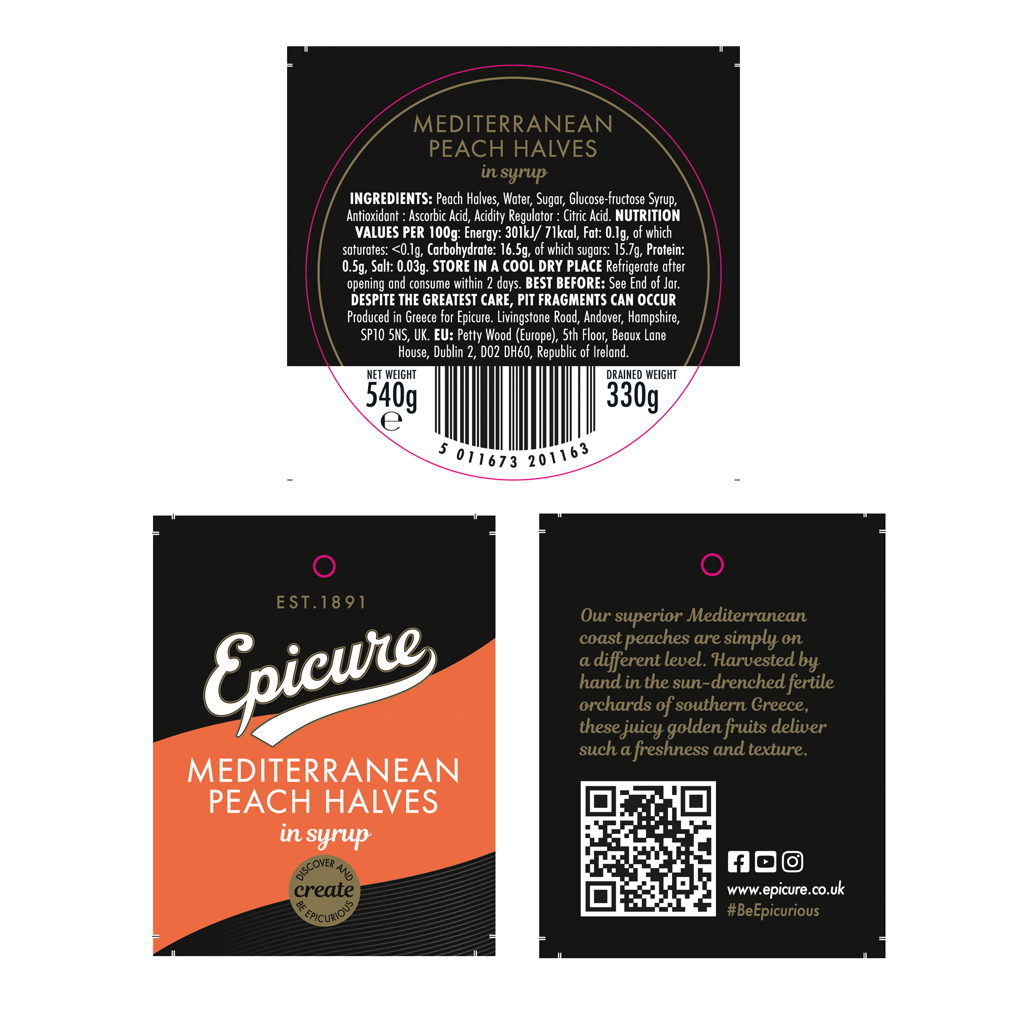 MED PEACH HALVES IN SYRUP