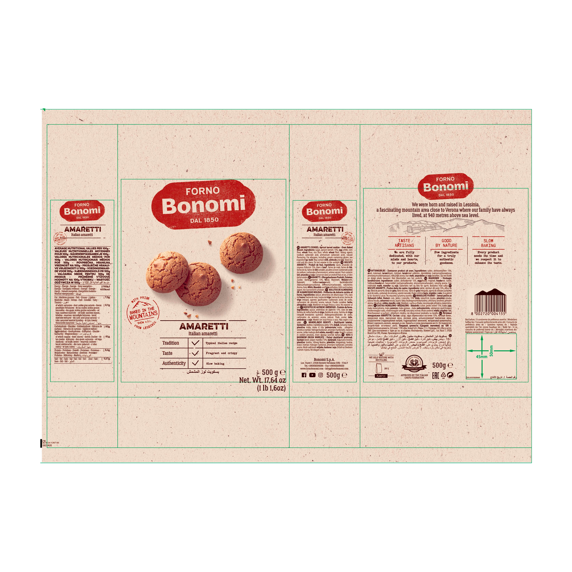 AMARETTI 9X500G