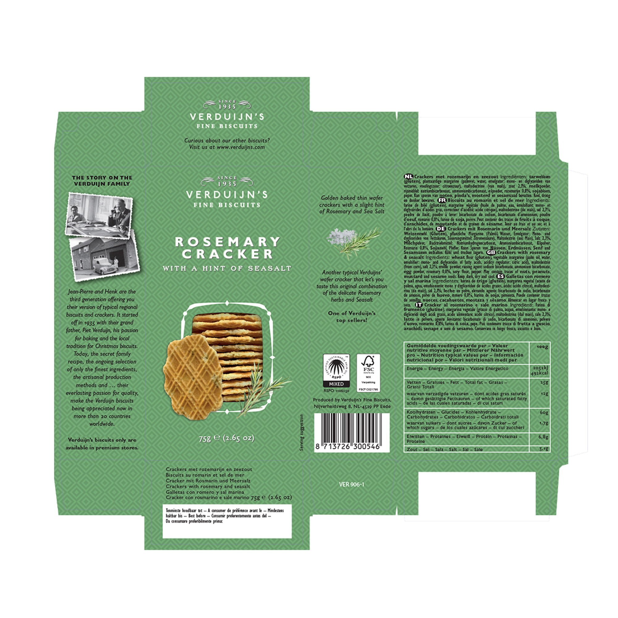 CRACKERS WTH ROSEMARY/SEASLT