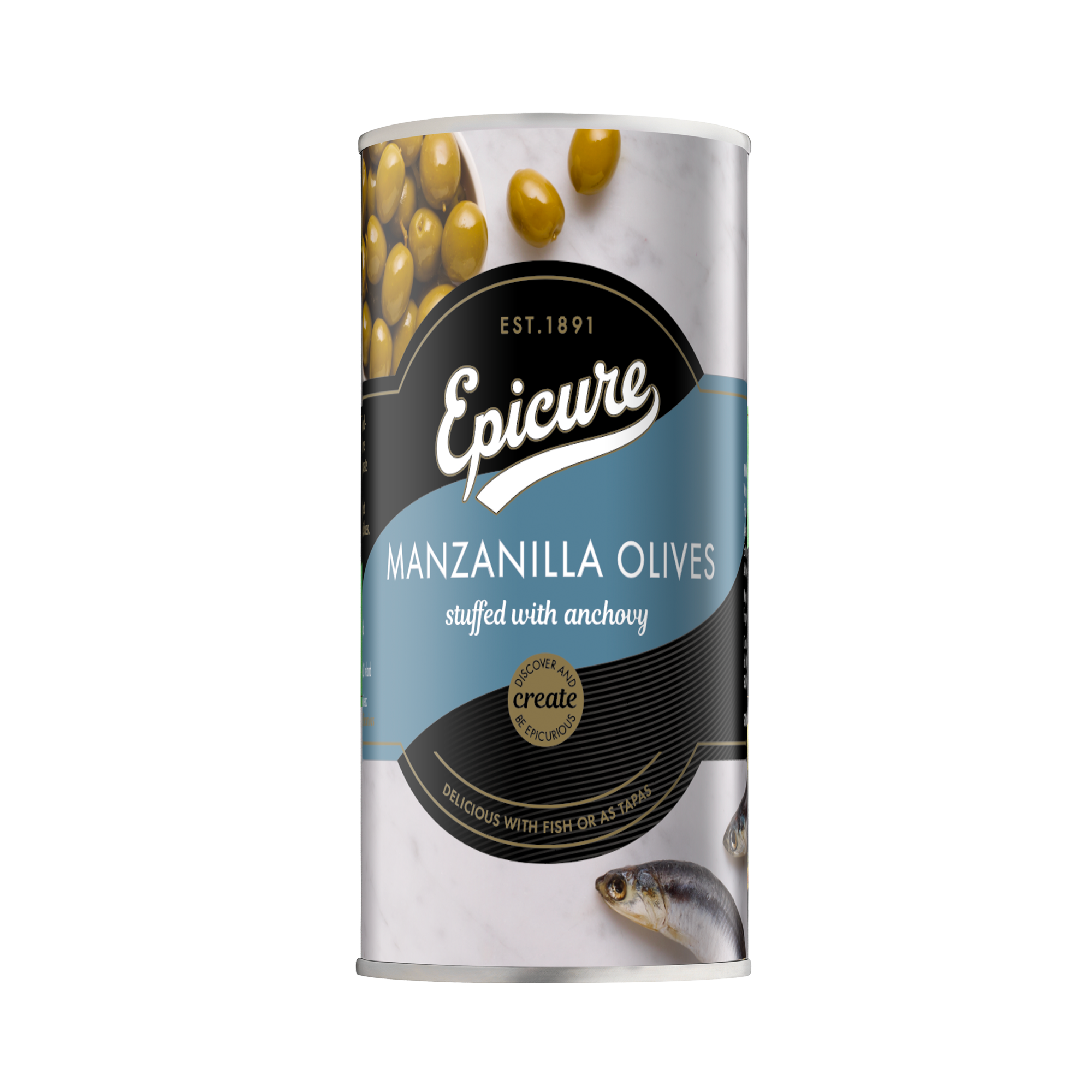 MANZANILLA OLIVES WITH ANCHOVY