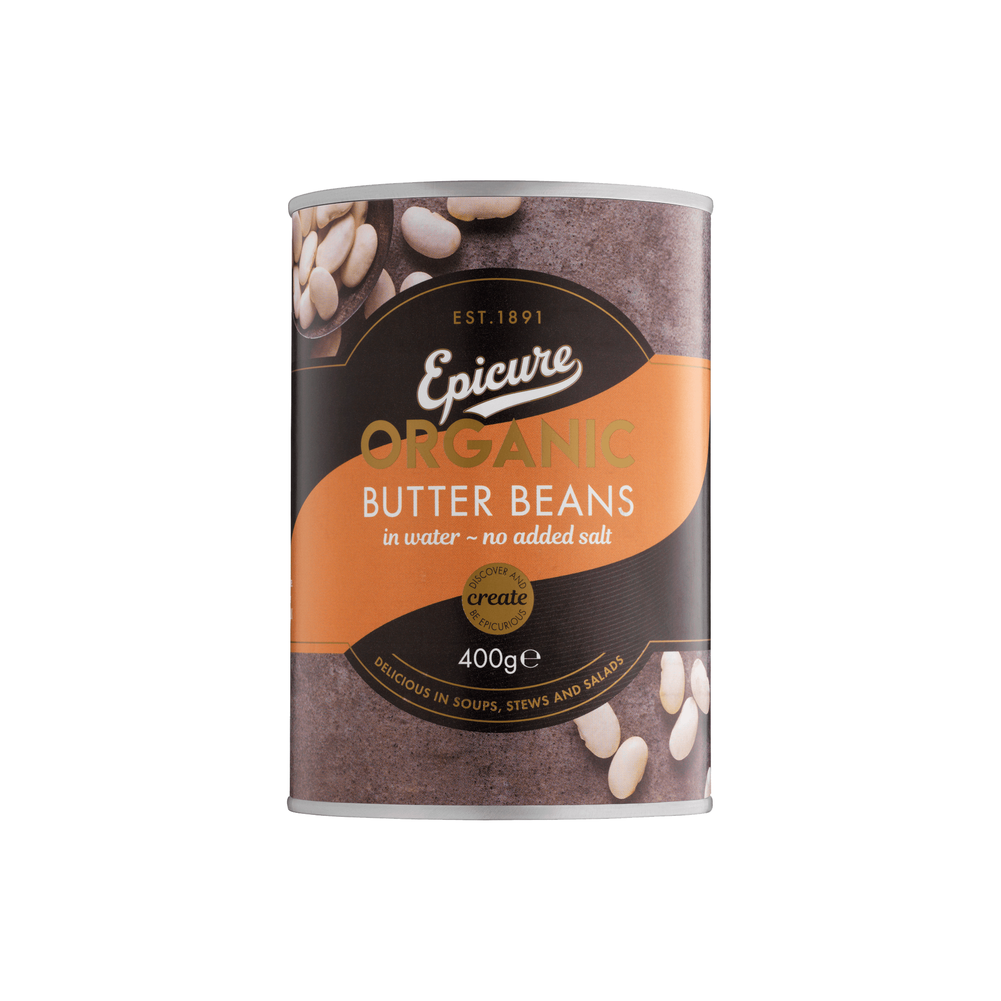 ORG BUTTER BEANS/WATER