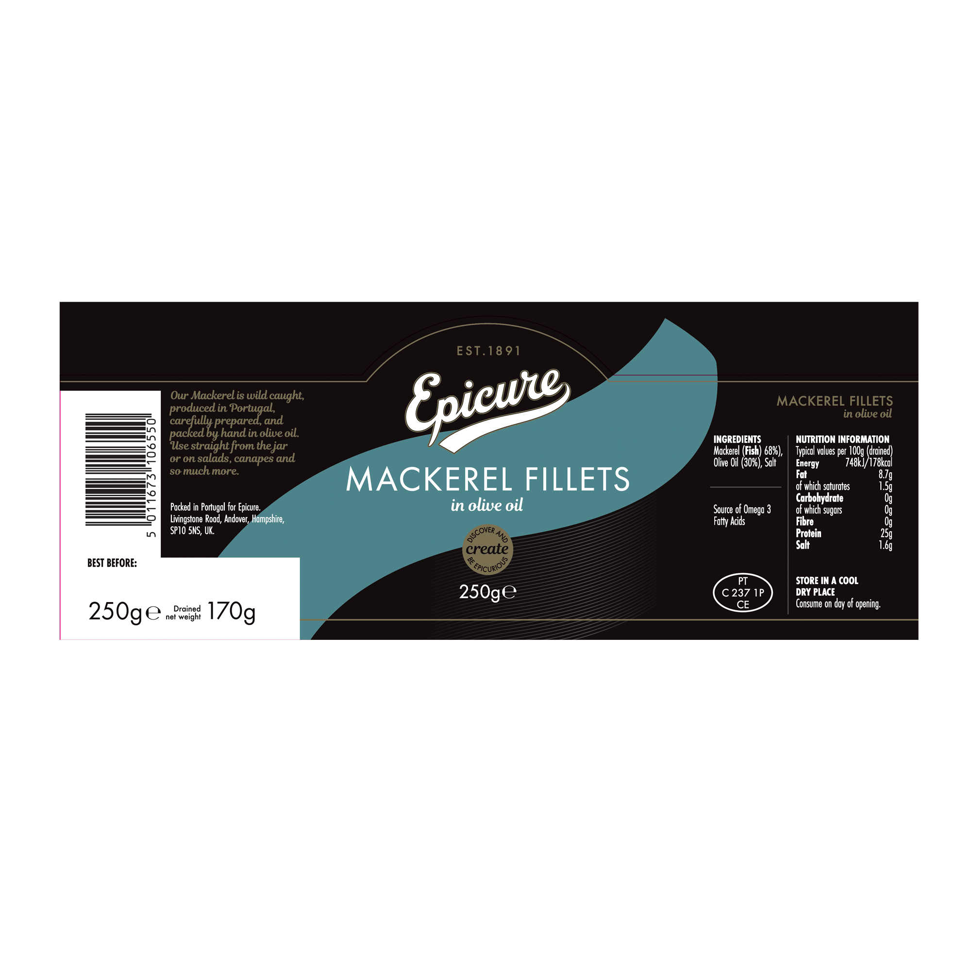 MACKEREL IN OLIVE OIL MACKEREL IN OLIVE OIL