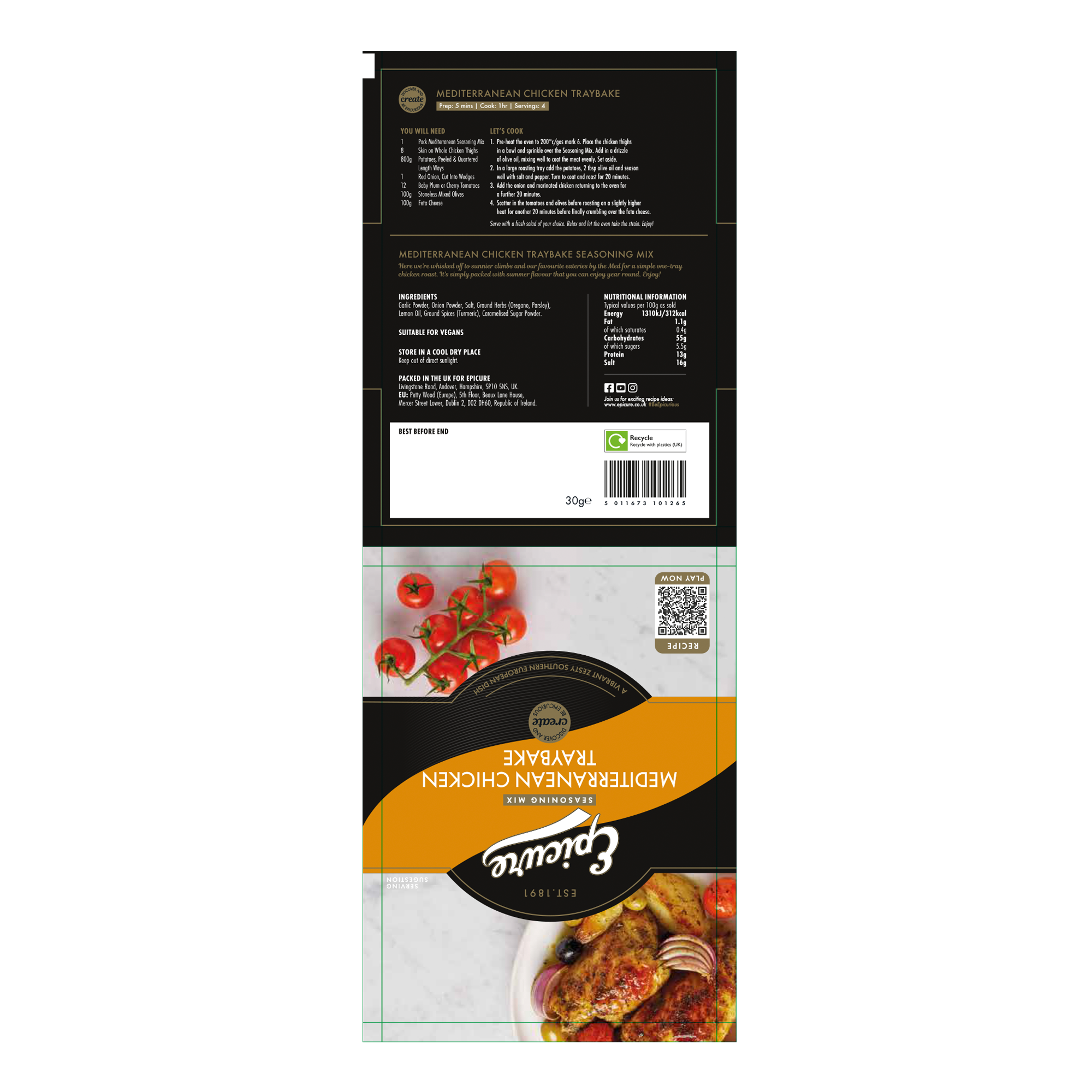 MEDITERRANEAN CHICKEN TRAYBAKE