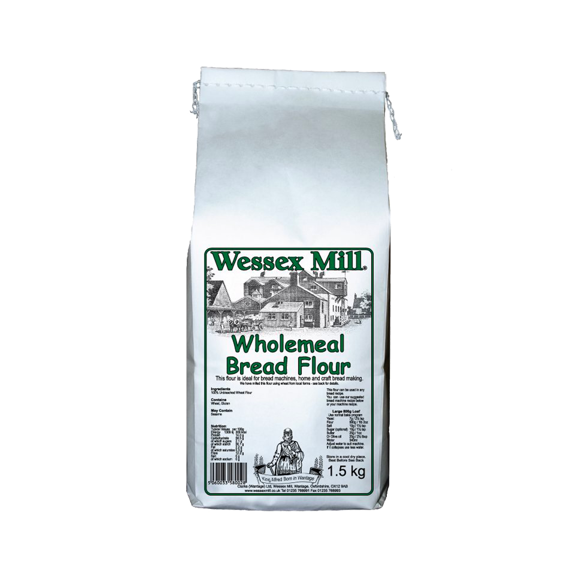 WHOLEMEAL BREAD FLOUR 5X1.5KG