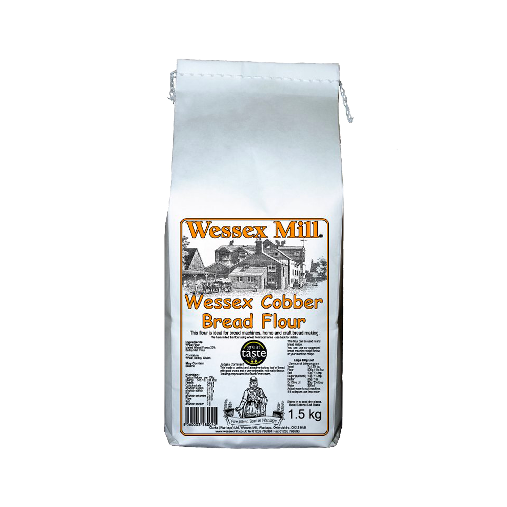 WESSEX COBBER BREAD FLOUR 5X1.5KG